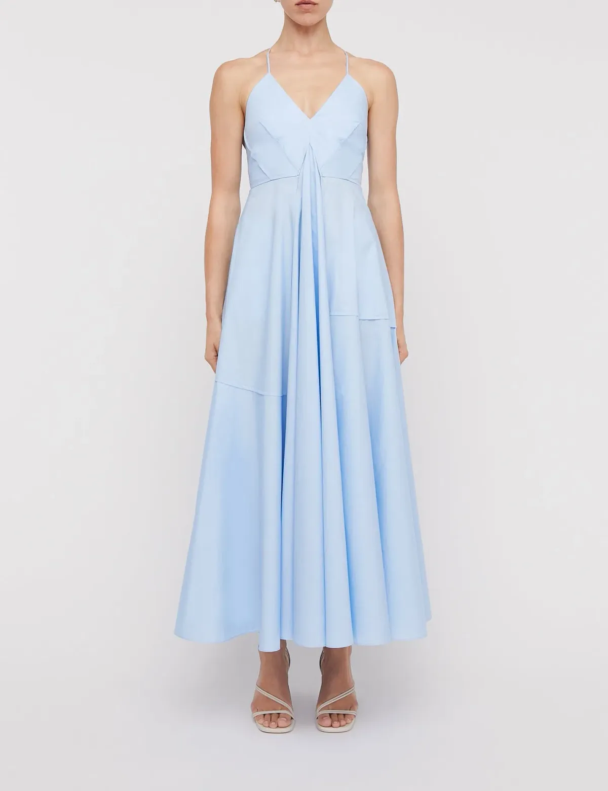 Scanlan Theodore Parachute Strappy Dress Blue Size 6 / XS - Image 1