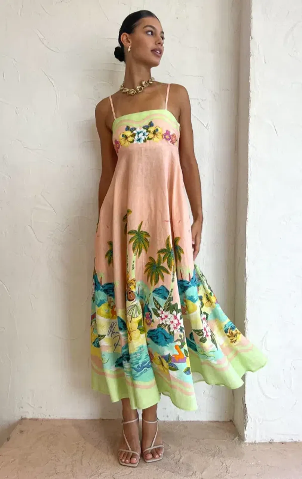 Alemais Mermaid Point Sundress Print Size 10  - Image 2
