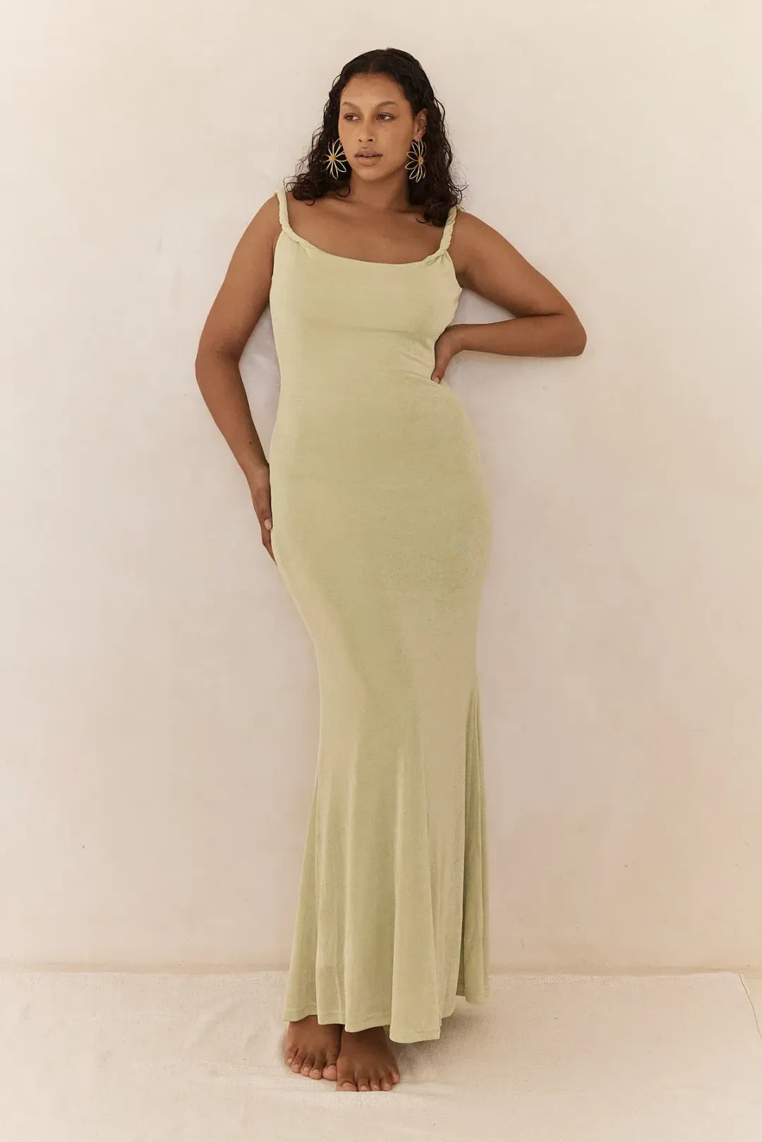 Johansen Frida Dress Green Size 10 for rent on The Volte - main image