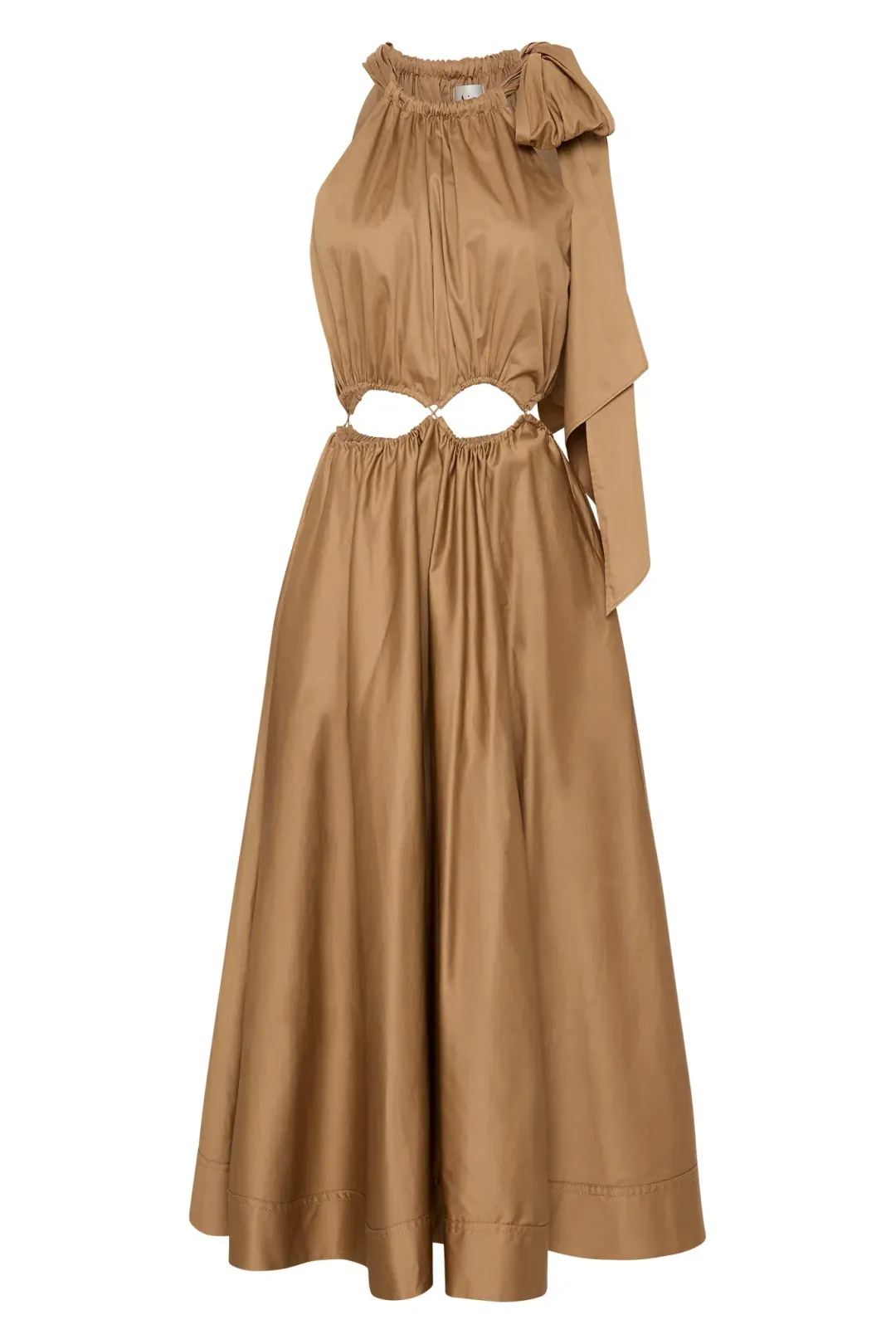 Aje Henriette Tie Strap Midi Dress Willow Size 12 for rent on The Volte - main image