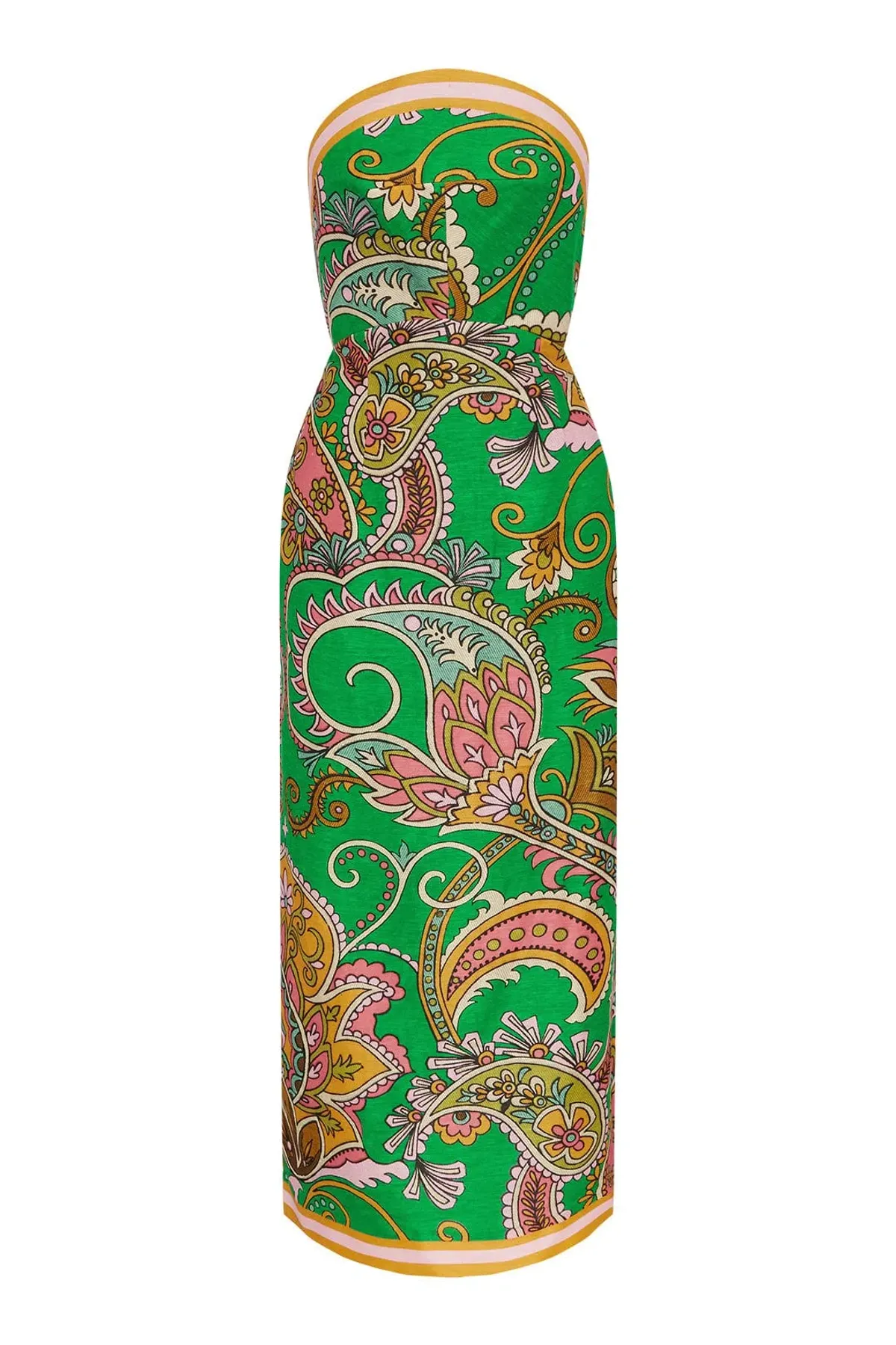 Alemais Marion Bodice Dress Emerald Size 6 - Image 3