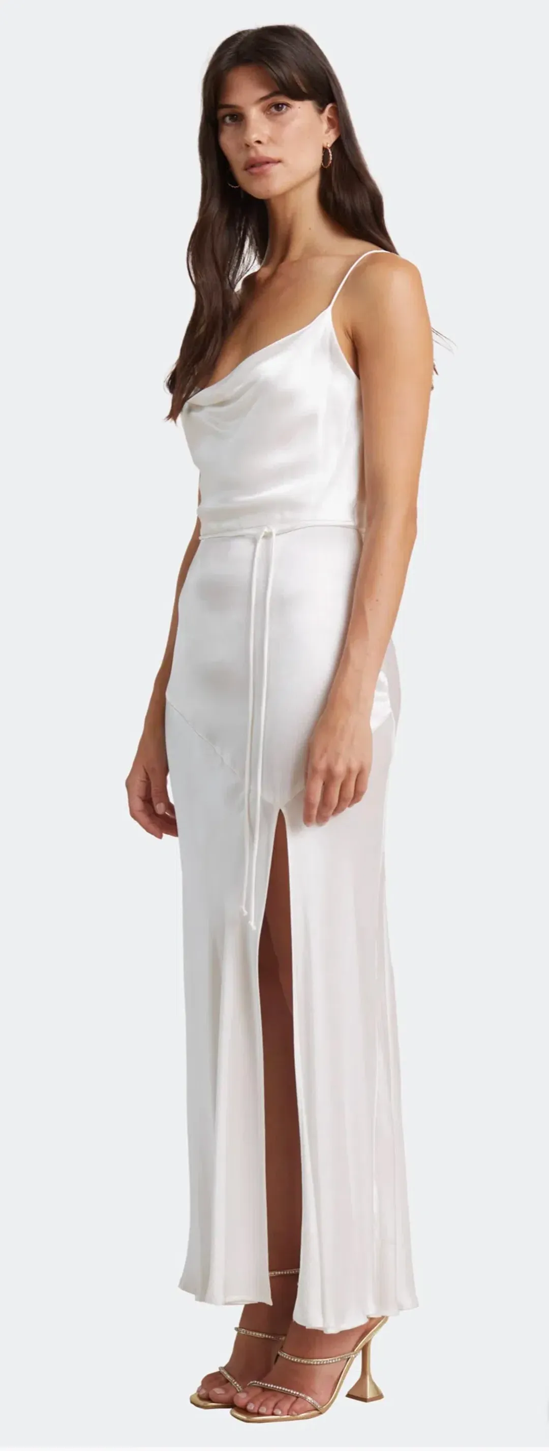 Bec & Bridge Moon dance Midi in Ivory Size AU 10 for rent on The Volte - main image