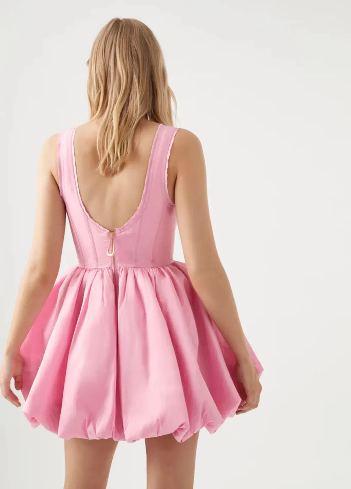 Aje Suzette Bubble Mini Dress Pink Size AU 10 - Image 3