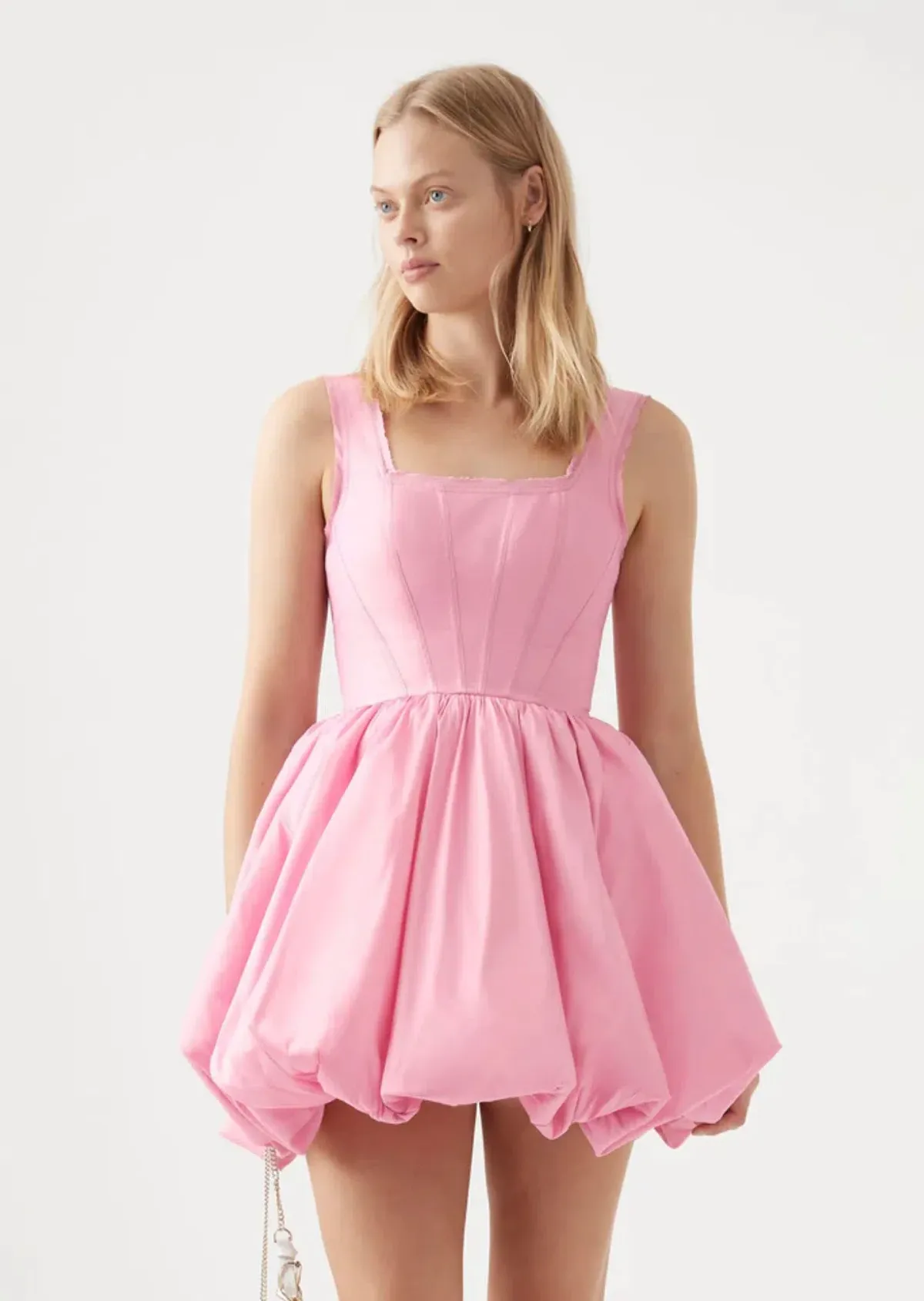 Aje Suzette Bubble Mini Dress Pink Size AU 10 - Image 2