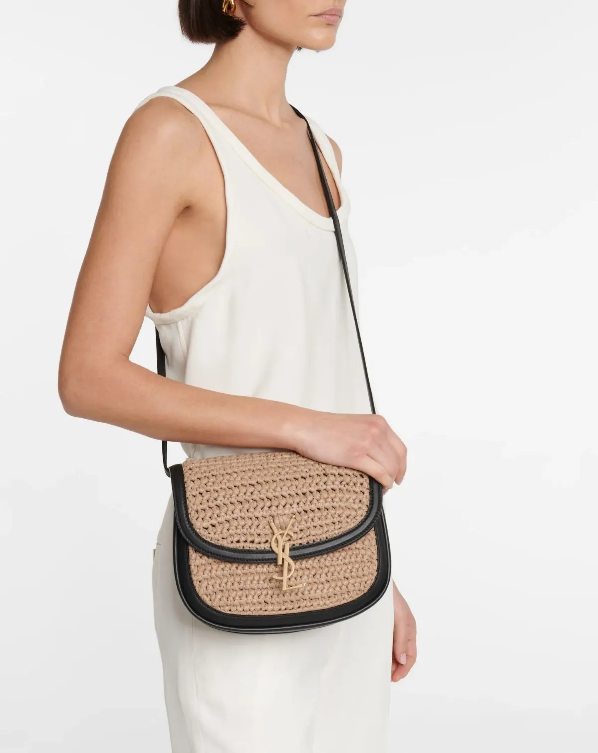 Saint Laurent Kaia Bag Raffa Cream - Image 1