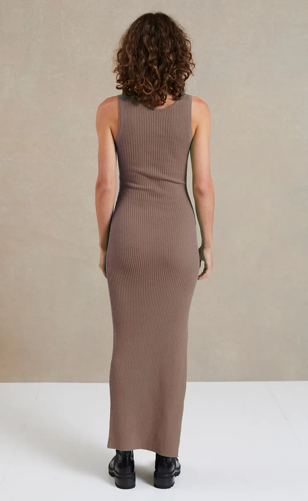 Bec & Bridge Riviera Midi Dress Brown Size 8 for rent on The Volte - main image