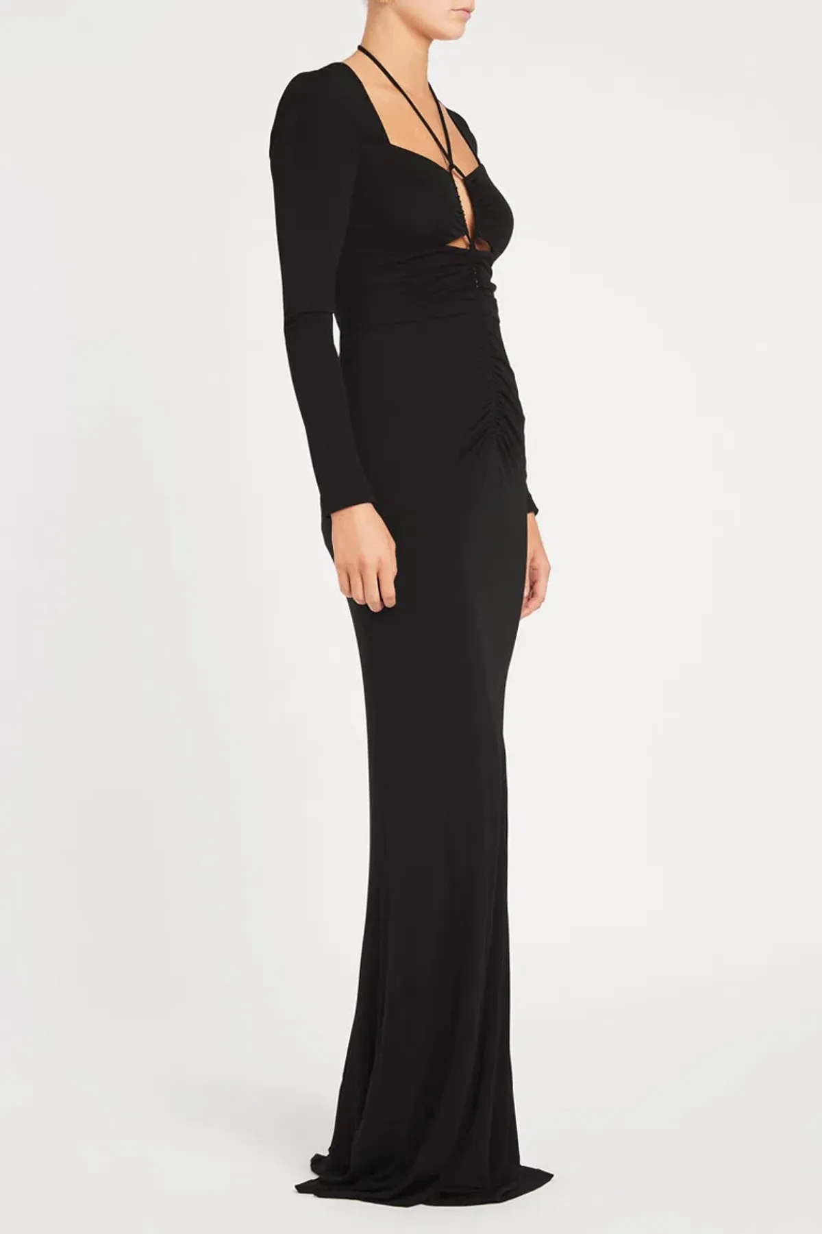 Rebecca Vallance Riccardo Gown Black Size 8 - Image 2
