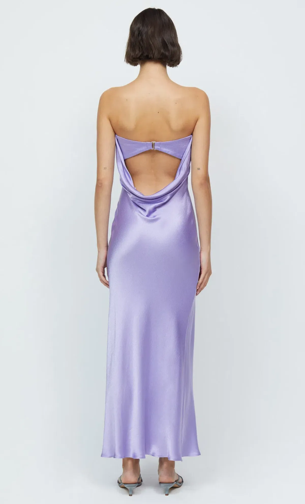 Bec & Bridge Moon Dance Strapless Maxi Dress Lilac Size S / AU 8 - Image 3