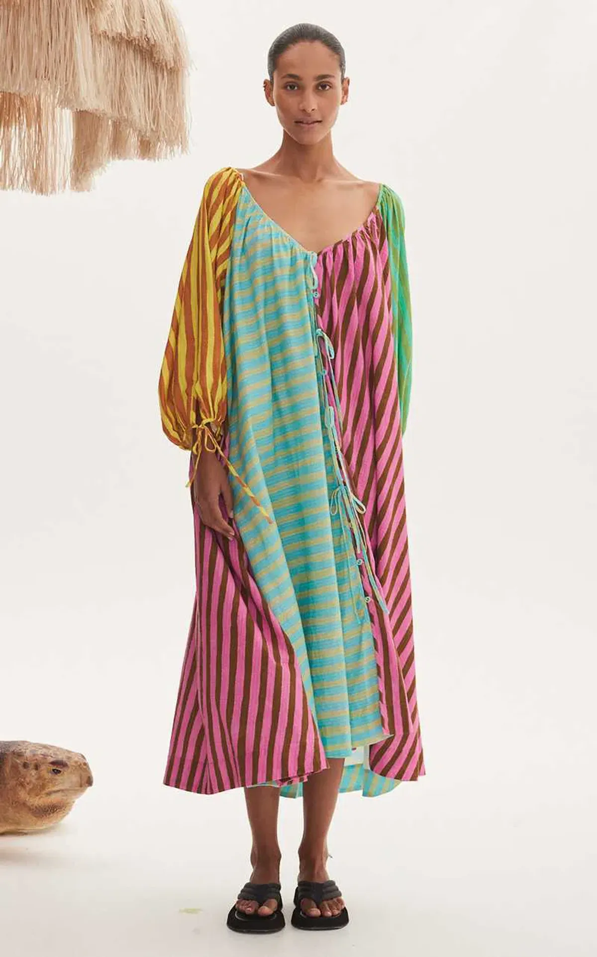 Alemais Bobbie Pool Dress Multi-colored Size AU 14 - Image 2