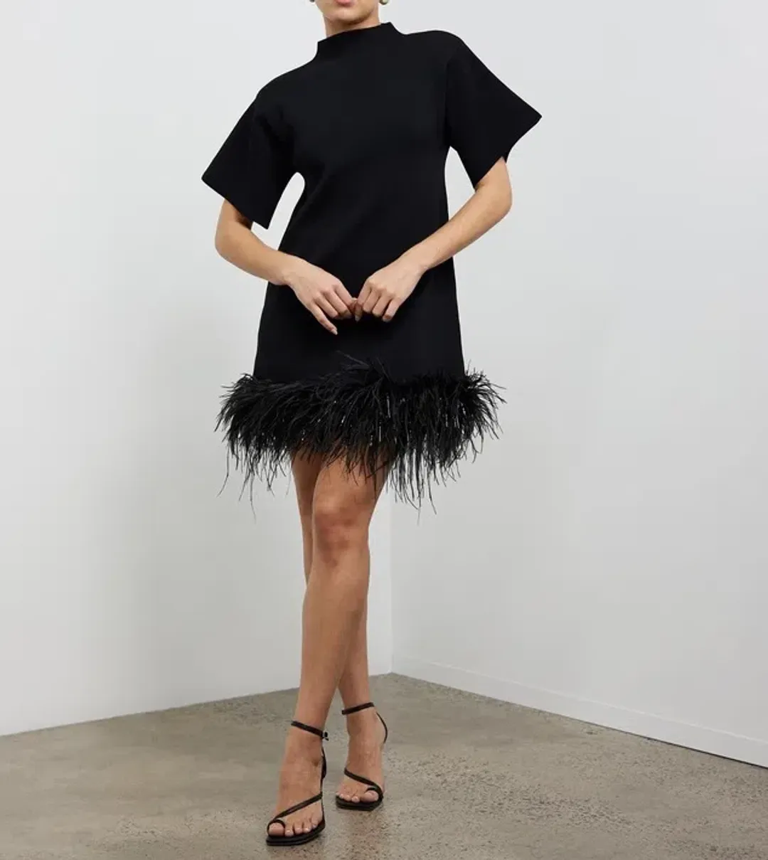 Rachel Gilbert Rita Mini Dress Black Size M / AU 10 for rent on The Volte - main image