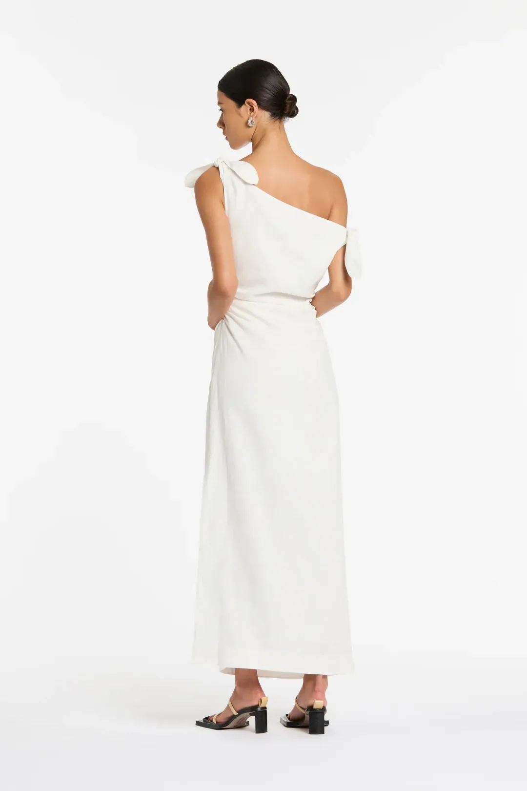 Sir The Label Bettina Off Shoulder Dress White Size AU 8 for rent on The Volte - main image