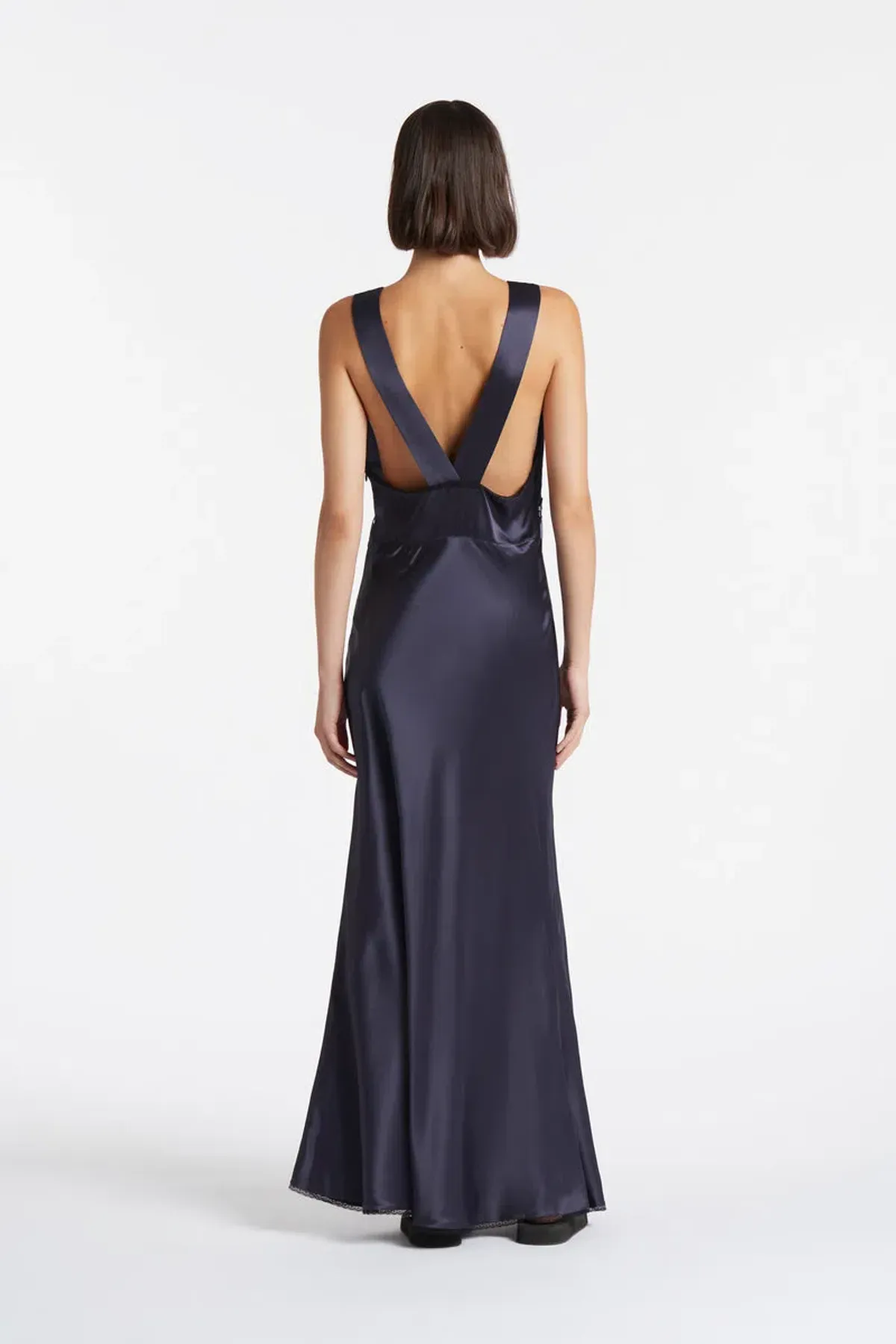 Sir The Label Aries Cut Out Gown In Navy Size 1 / AU 8  - Image 3