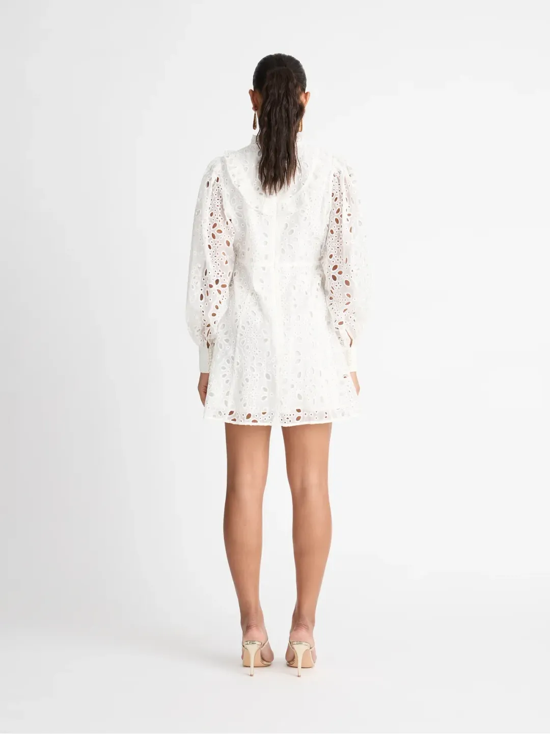 Sheike Sienna Lace Dress White Size AU 14  for rent on The Volte - main image
