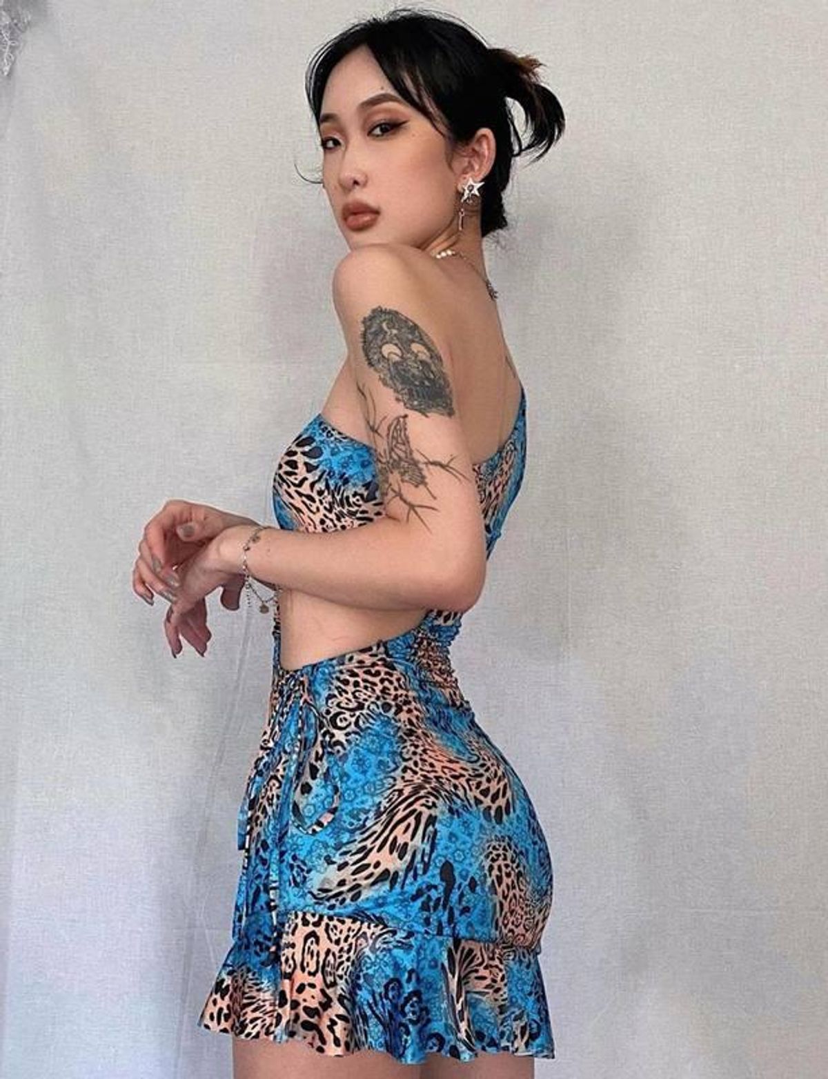 I. AM. GIA Cyrene Dress Print Size XXS - Image 4