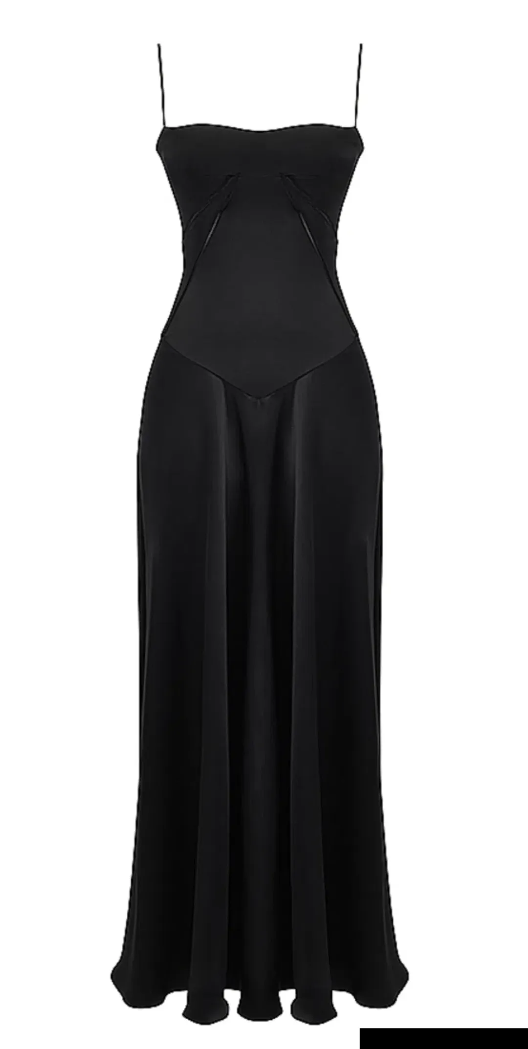 House of CB Anabella Lace Up Corset Maxi Dress in Black Size S /AU 8 for rent on The Volte - main image