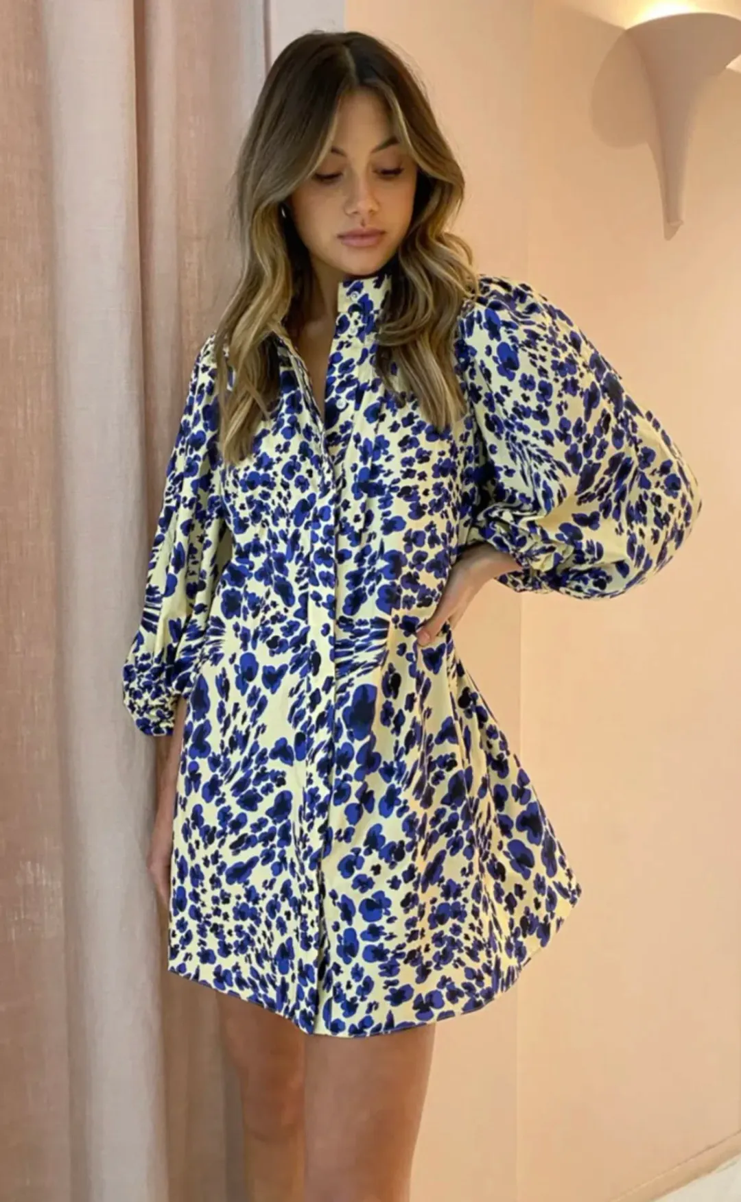 Camilla And Marc Nadine Mini Dress Print Size 10 for rent on The Volte - main image