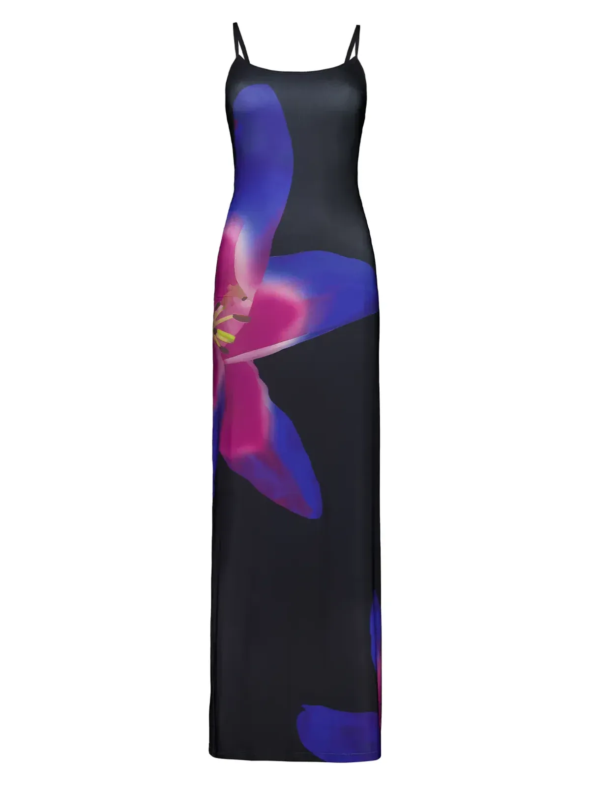 With Harper Lu Midnight Lily Floral Slip Dress Size 8 - Image 5