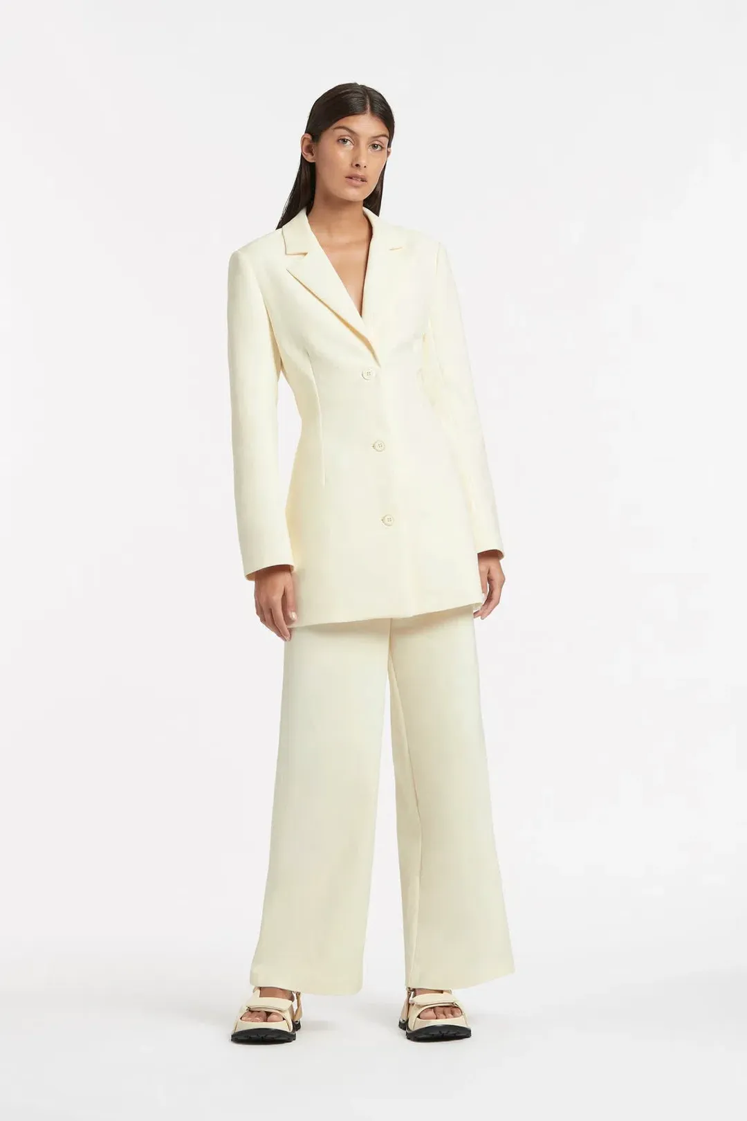 Sir The Label Marco Tailored Mini Dress Lemon Size 2 / Au 10  for rent on The Volte - main image