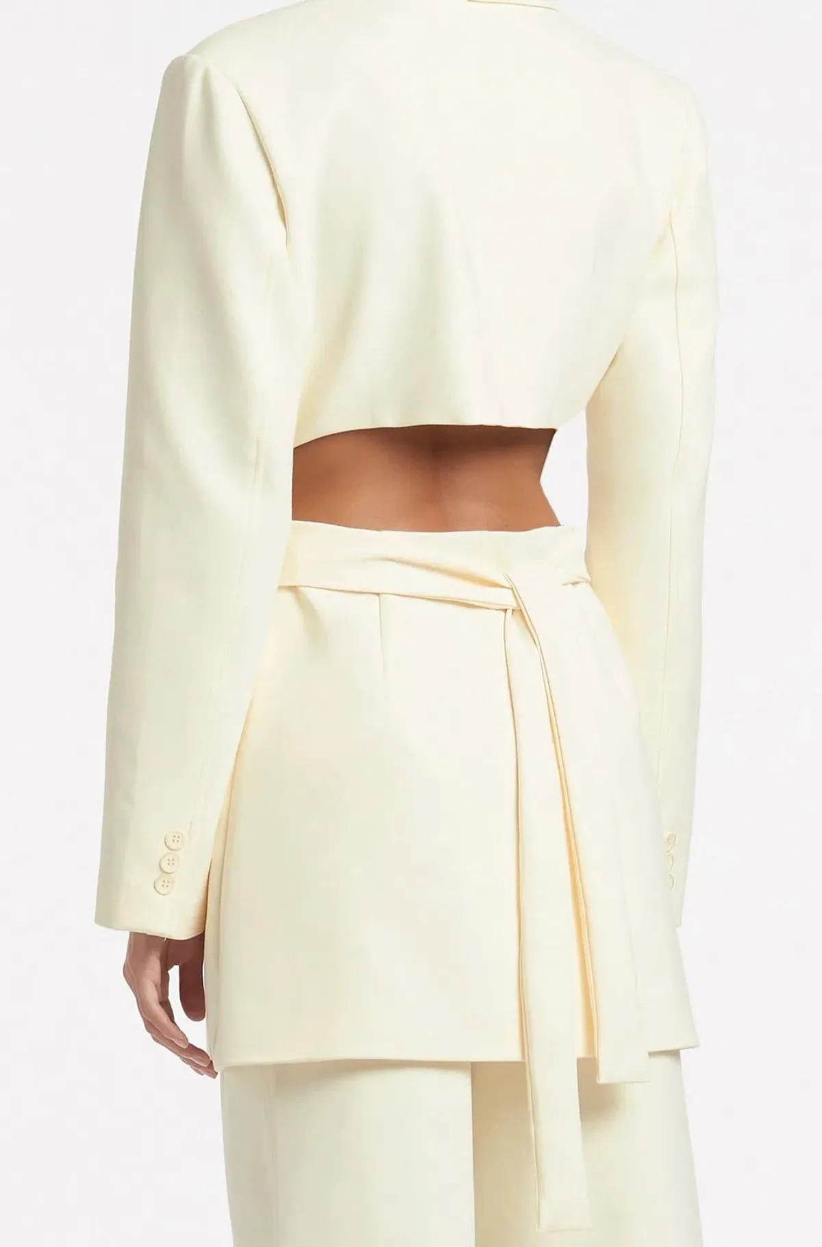 Sir The Label Marco Tailored Mini Dress Lemon Size 2 / Au 10  - Image 5