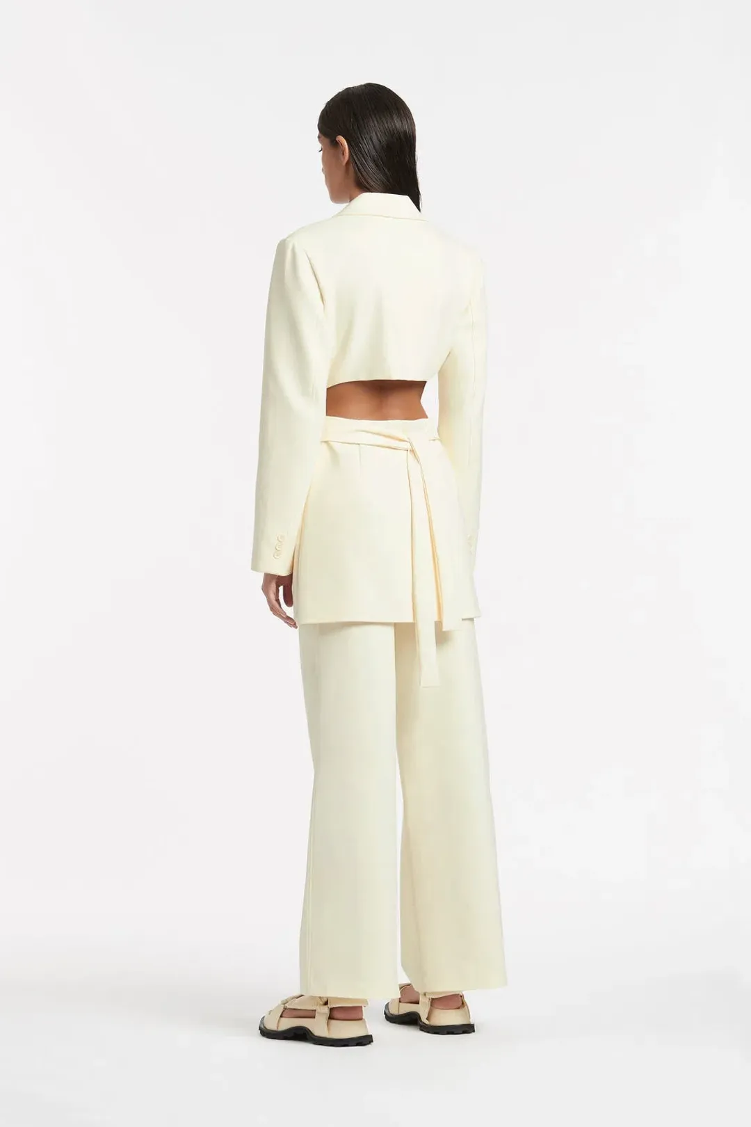 Sir The Label Marco Tailored Mini Dress Lemon Size 2 / Au 10  for rent on The Volte - main image