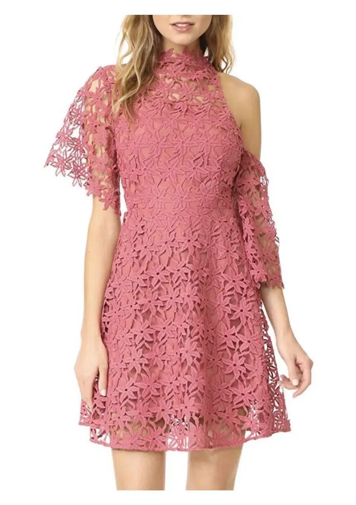 Keepsake Stay Close Mini Dress in Paprika Pink Size M / Au 10 - Image 1