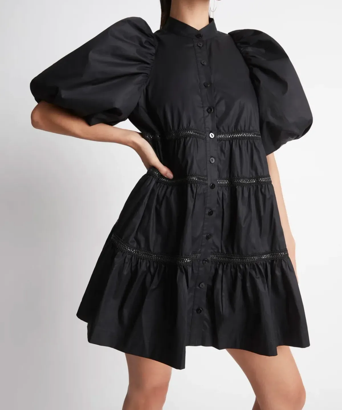 Sheike Pollyana Dress Black Size 12 - Image 3