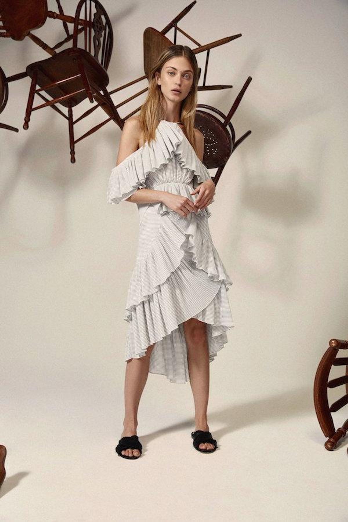 Acler Keppel Pleat Dress size 8 - Image 4