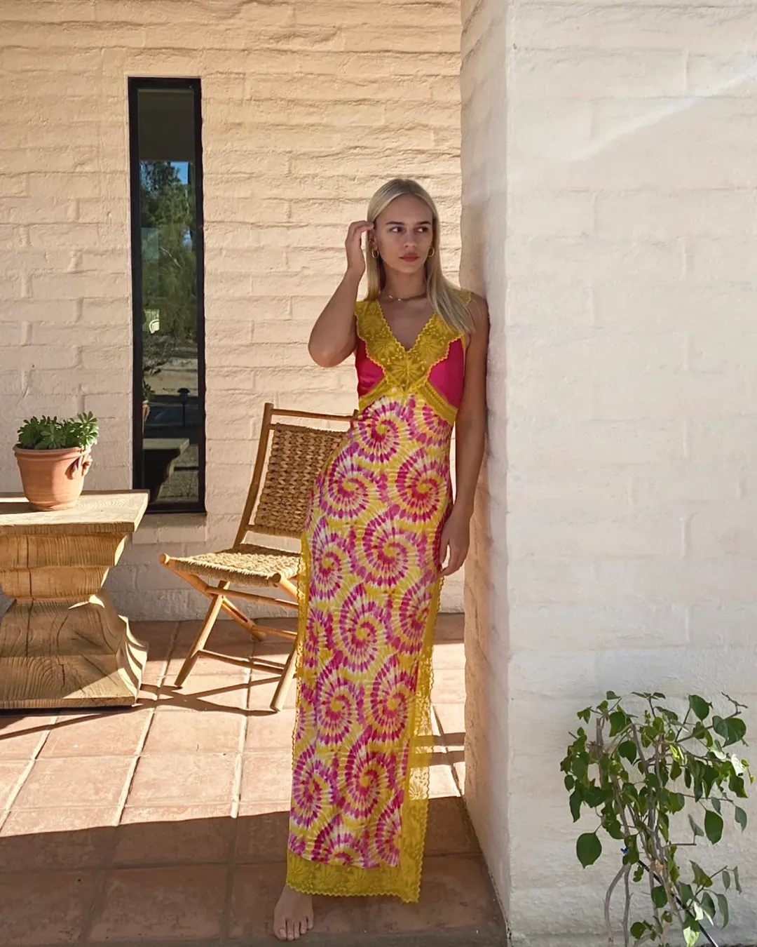 Hansen & Gretel Maybelle Dress Tie Dye Print Size 8 for rent on The Volte - main image