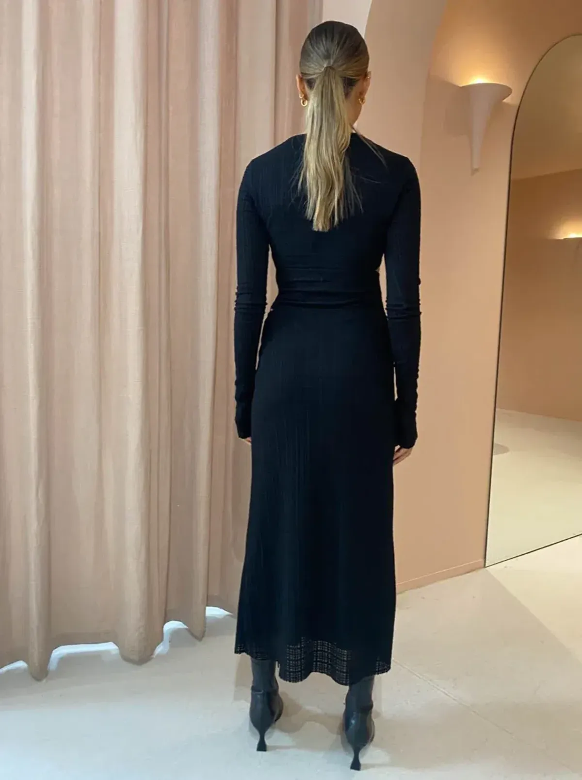 Camilla and Marc Ellsworth Midi Dress Black Size 6 - Image 3