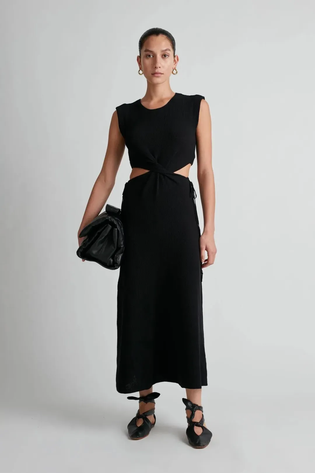 Camilla and Marc Castelli Knit Dress Black Size 6 for rent on The Volte - main image