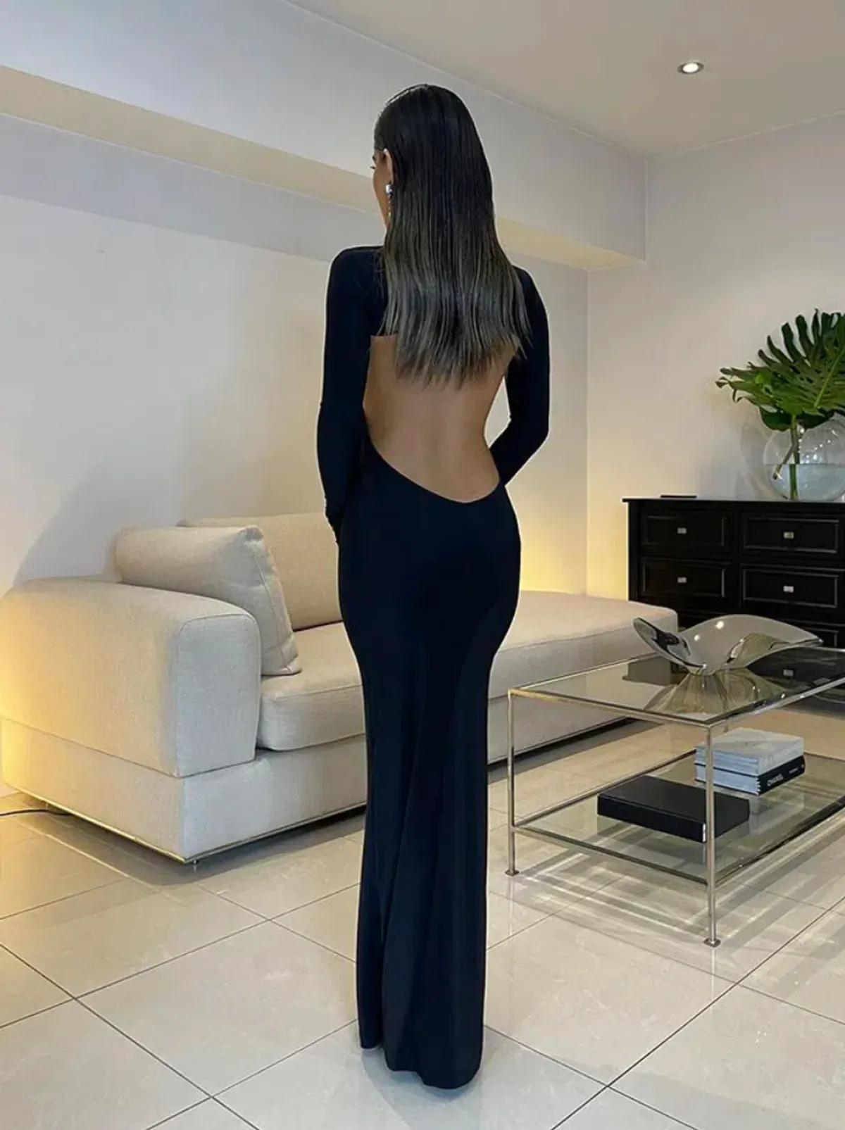 Effie Kats Imani Gown Black Size M / Au 10 - Image 2