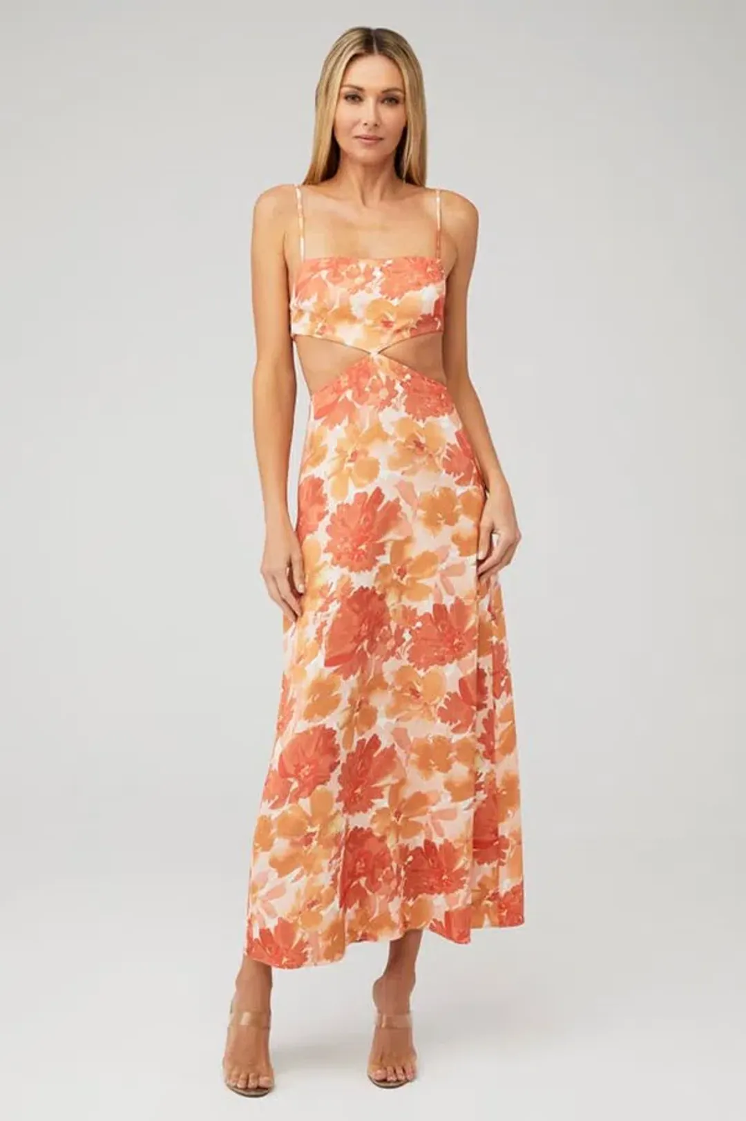 Significant Other Maeve Maxi Dress Scarlet Poppy Floral Size 6 for rent on The Volte - main image