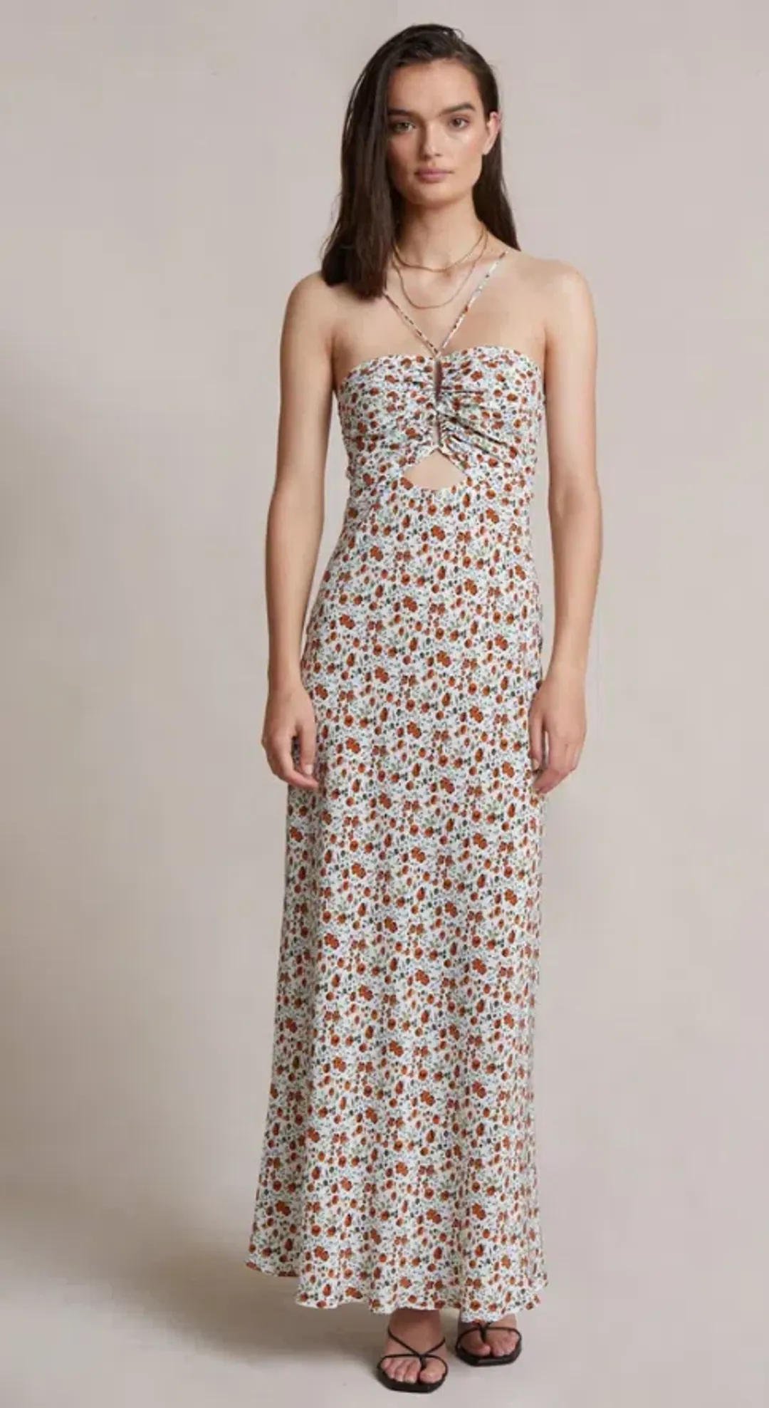 Bec & Bridge Copper Fields Maxi Dress Floral Size S / AU 8 for rent on The Volte - main image
