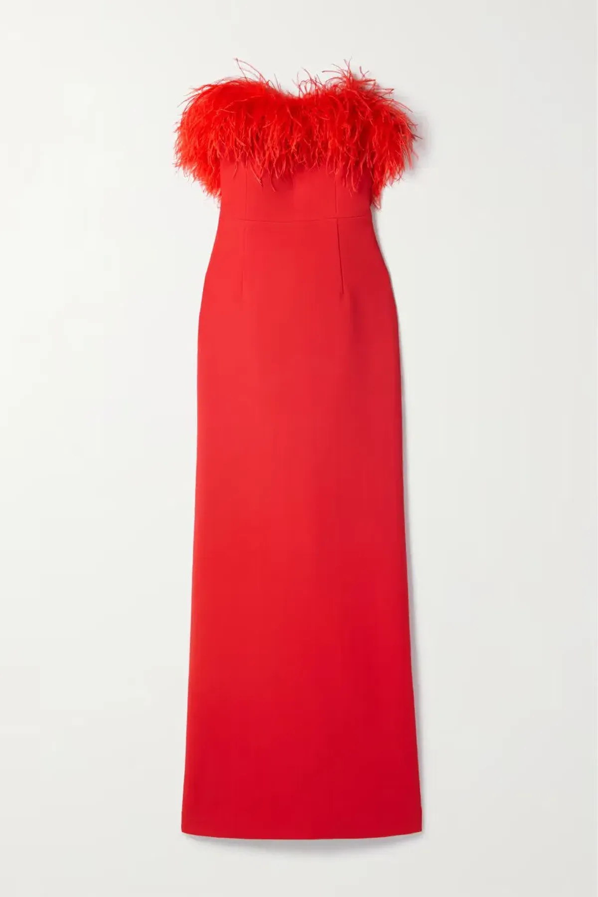 Rebecca Vallance Scarlett Gown Red Size 8 - Image 3