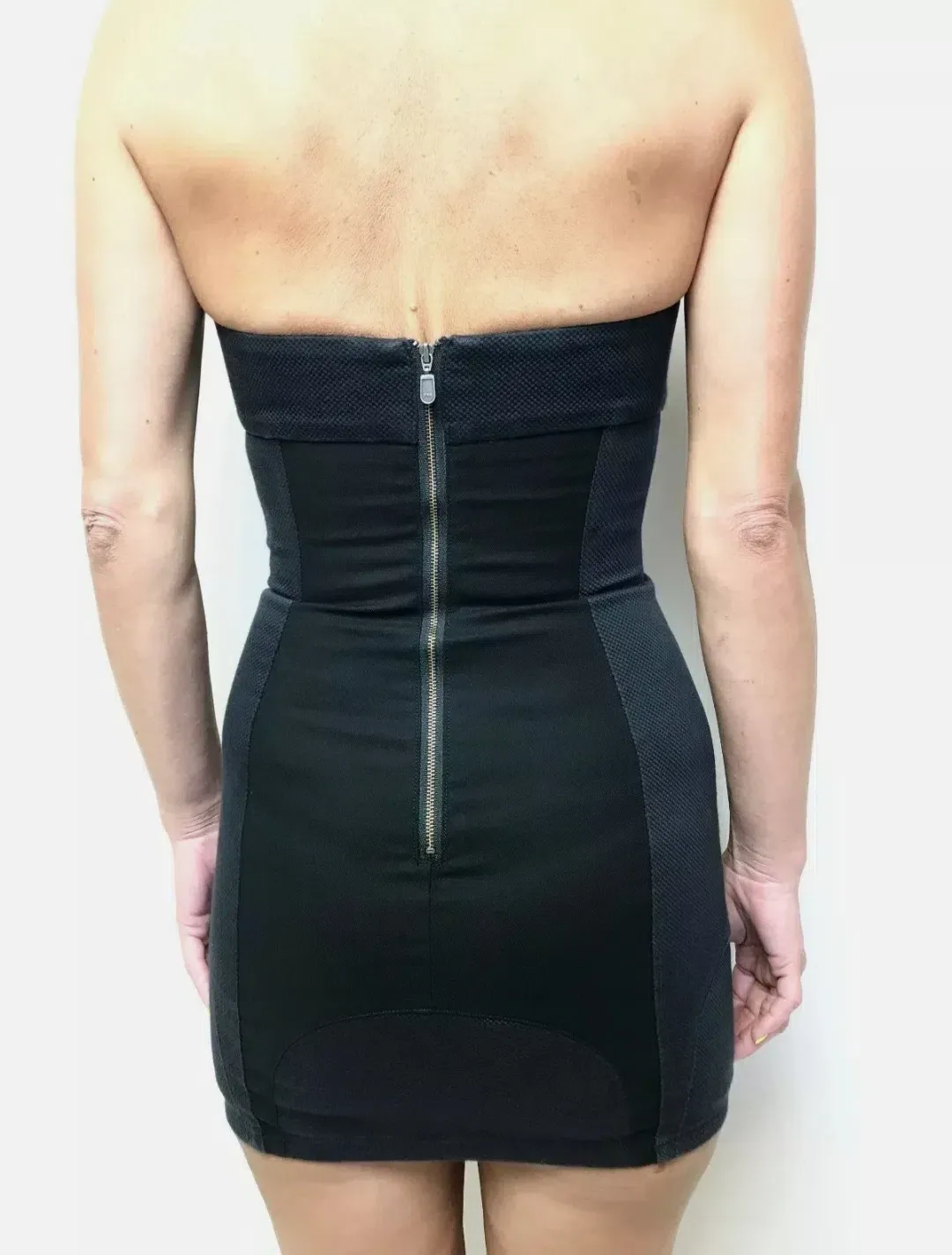 Sass & Bide Underlines Mini Dress Black Size 40 for rent on The Volte - main image