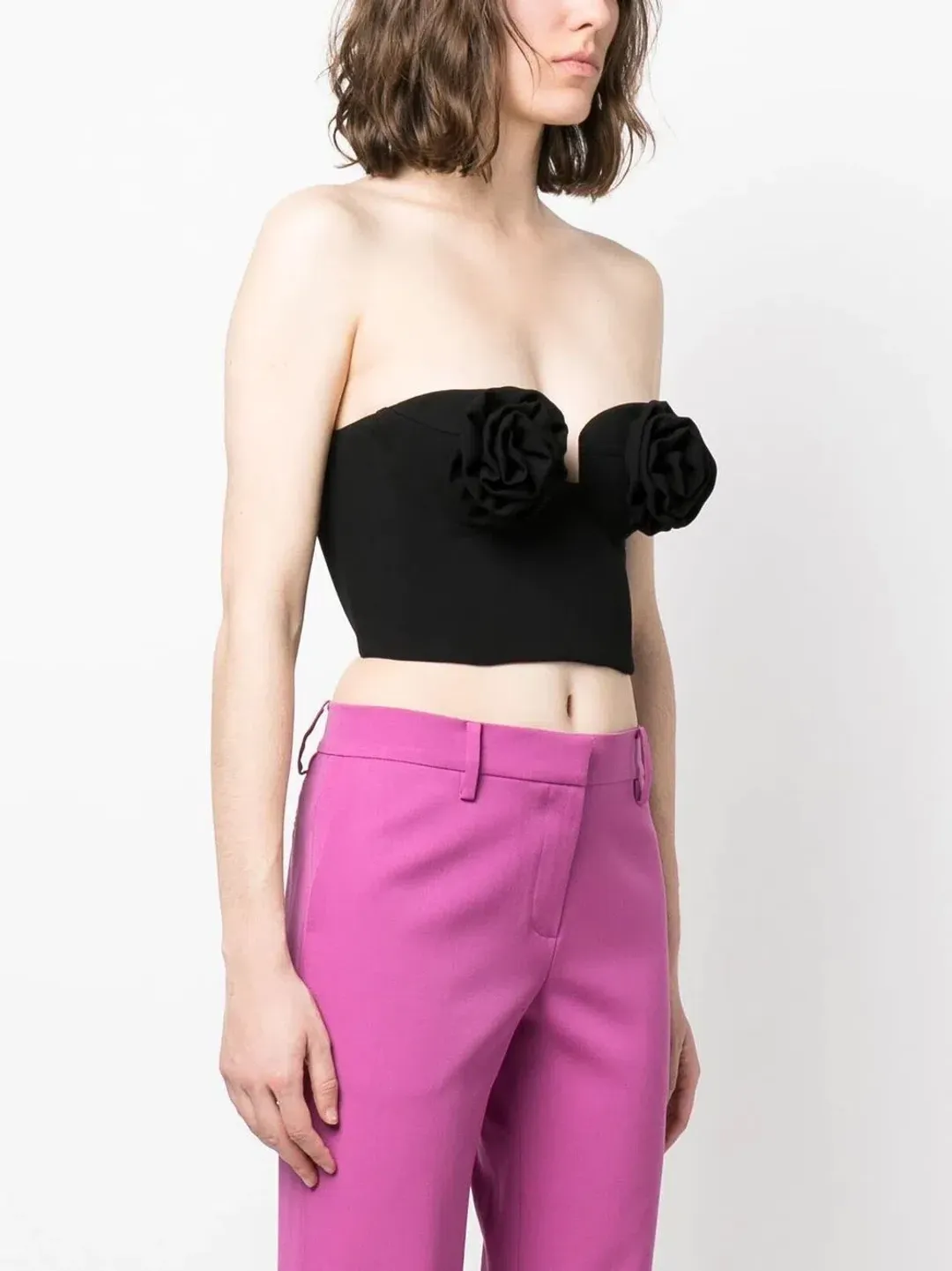 Magda Butrym Flower Bustier Top Size 6 for rent on The Volte - main image
