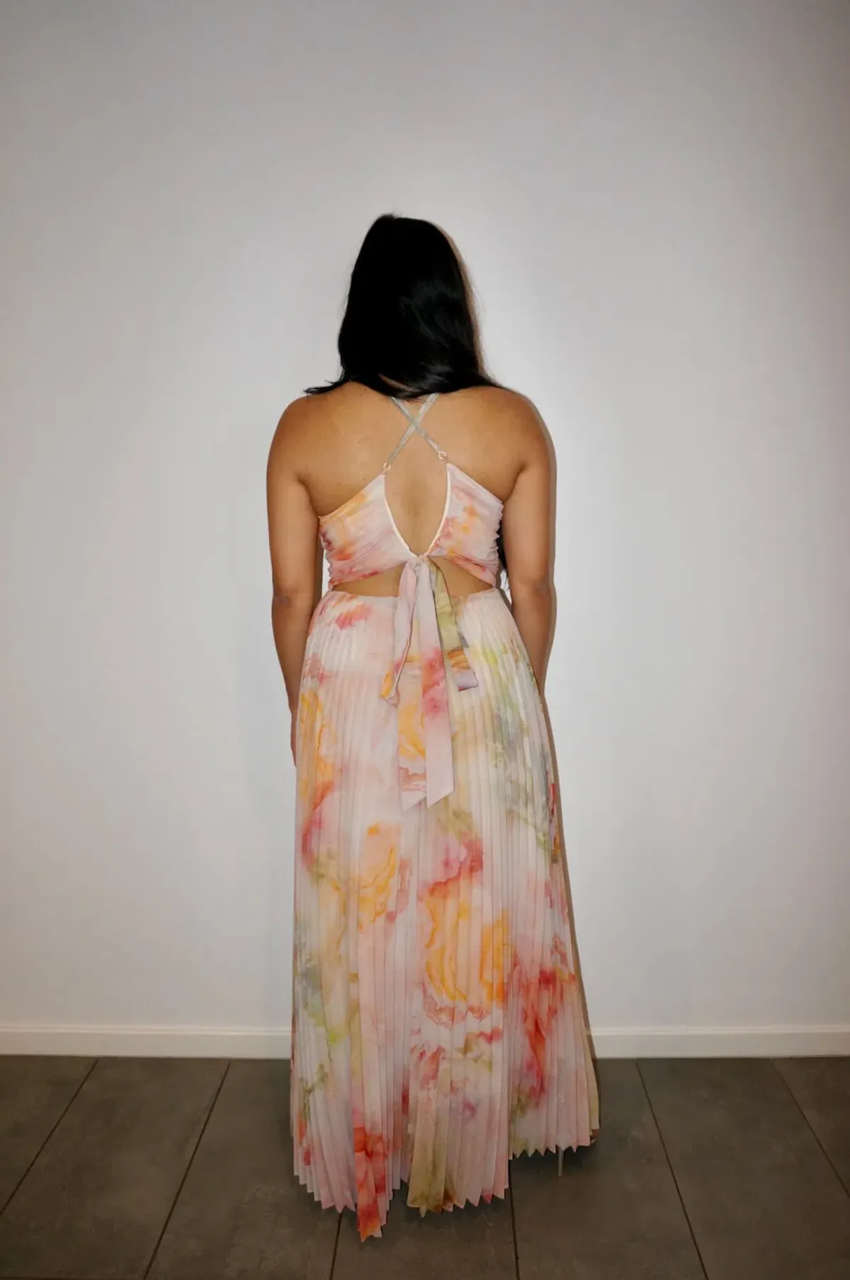 Ministry of Style The Label Sunrise Strap Dress Patterned Size 8 - Image 3