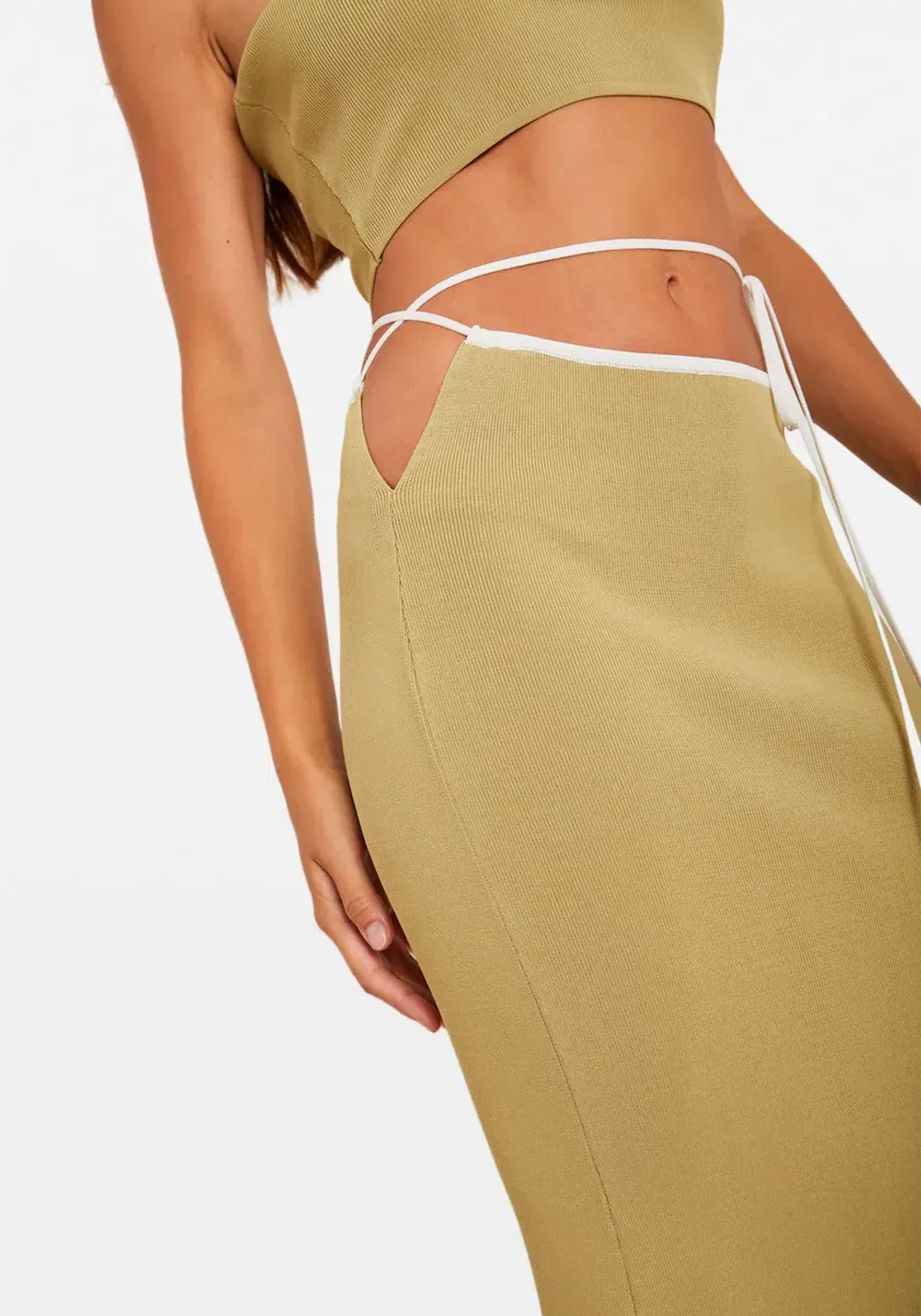 Tuchuzy Chosen Zoe Skirt & Top Green Sixe XS / AU 6 for rent on The Volte - main image