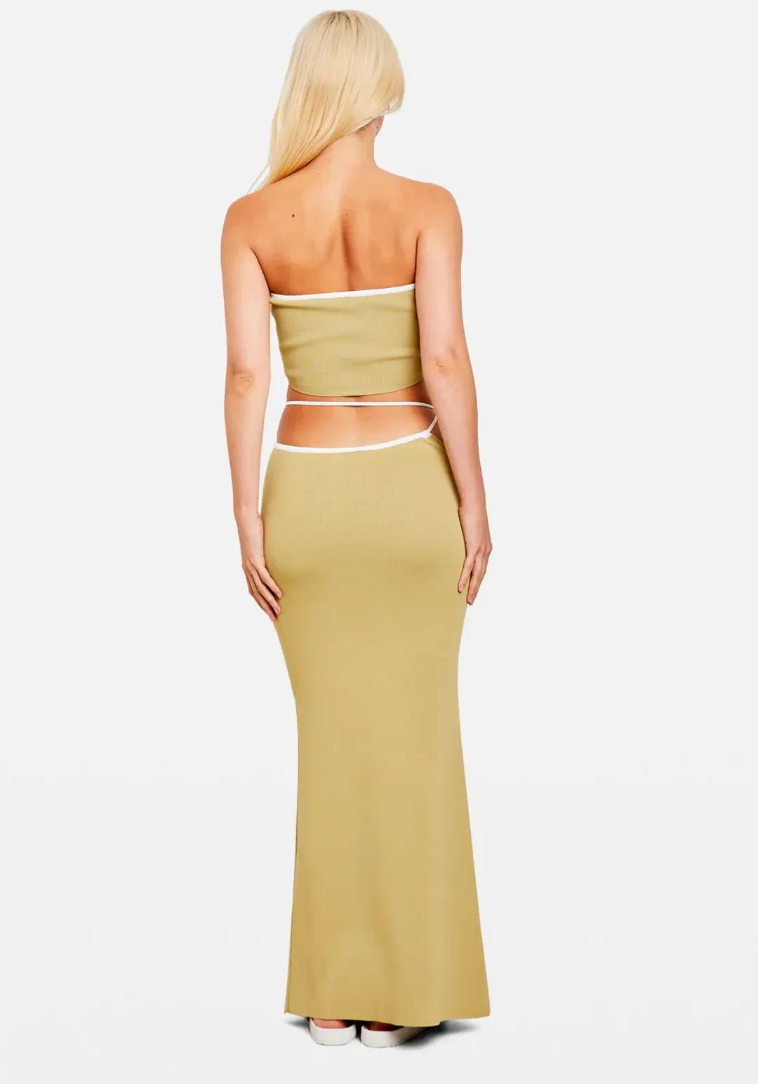 Tuchuzy Chosen Zoe Skirt & Top Green Sixe XS / AU 6 for rent on The Volte - main image