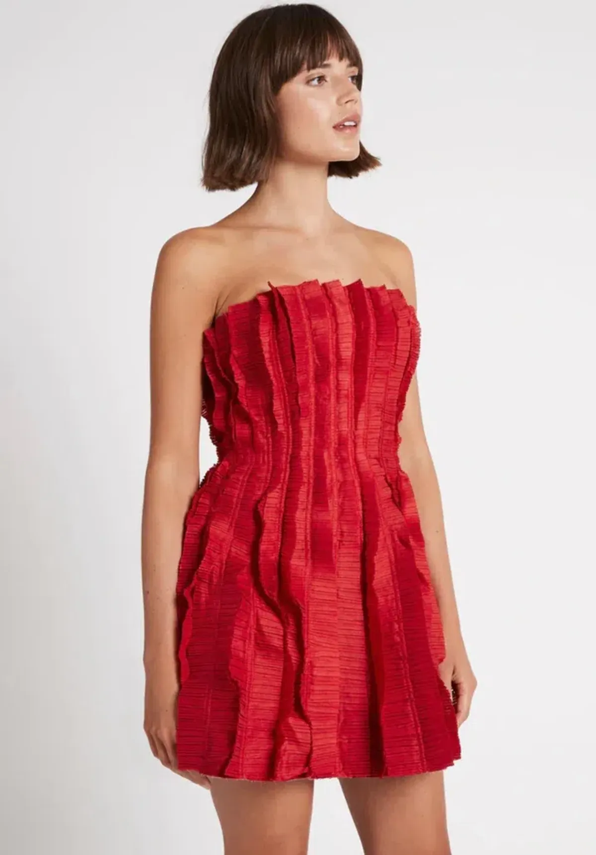 Aje Hybrid Mini Dress Red Size  - Image 2