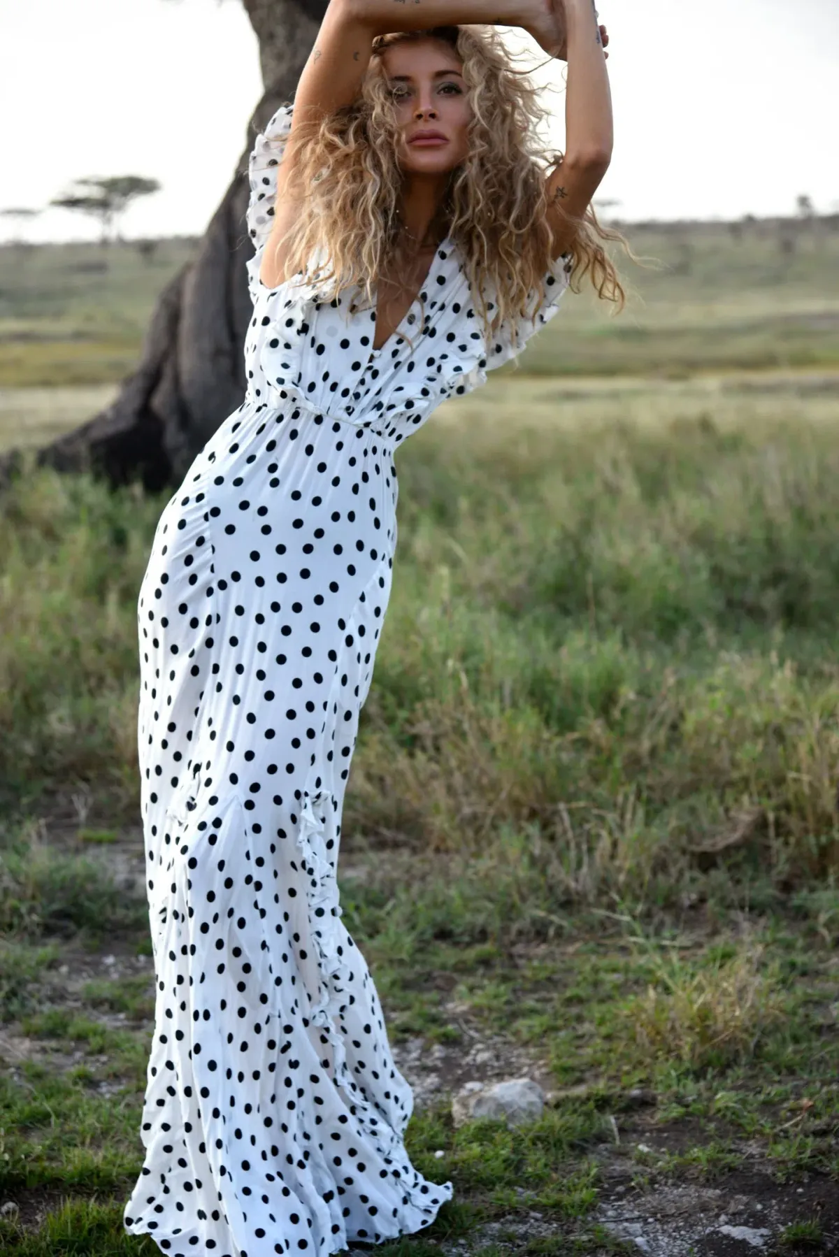 Rat & Boa Mariella Maxi Dress Print Size XS / Au 6 - Image 2