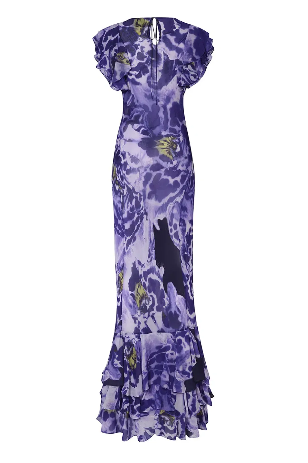 Rat & Boa Lucille Maxi Dress Purple Floral Size XS / Au 6 - Image 5