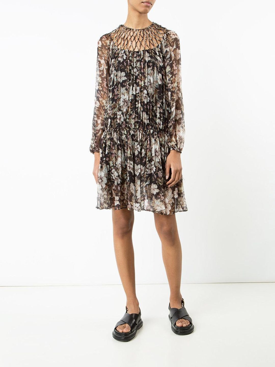 Zimmermann Gossamer Lattice Drawn Dress size 6 for rent on The Volte - main image