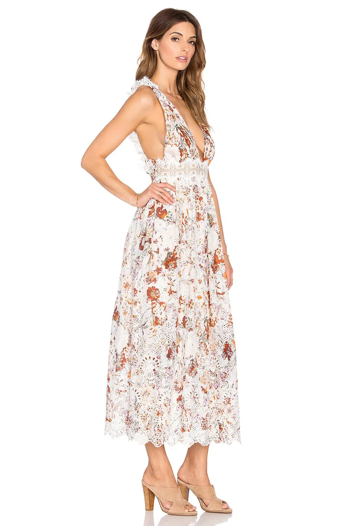 Zimmermann Alchemy Flutter Back Dress Print Size 6 - Image 2