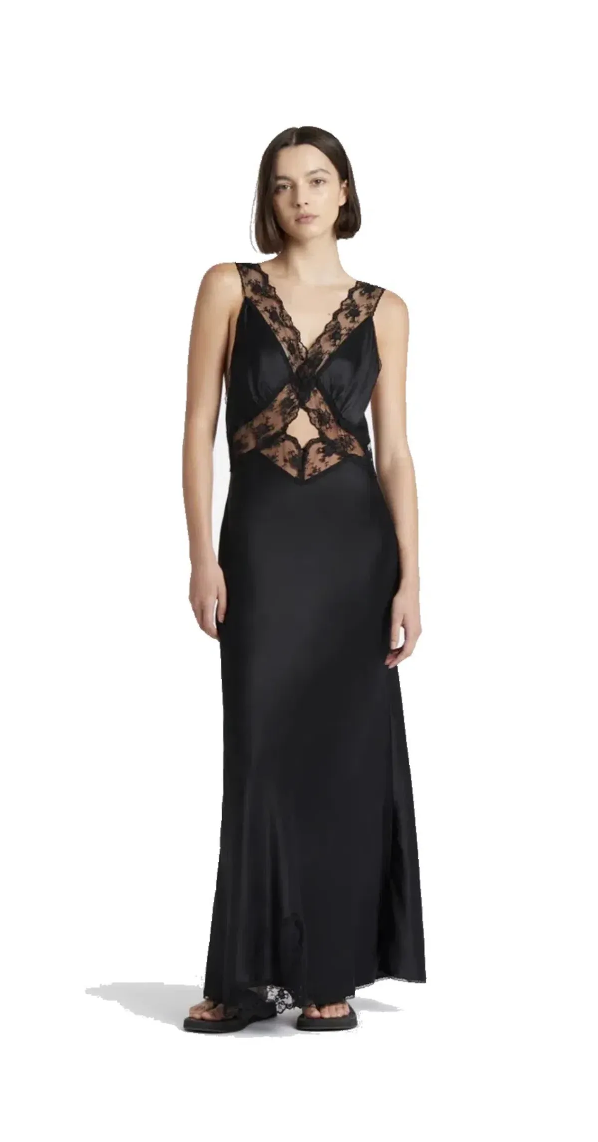 Sir The Label Aries Cut Out Gown Black Size 1 / AU 8 - Image 1