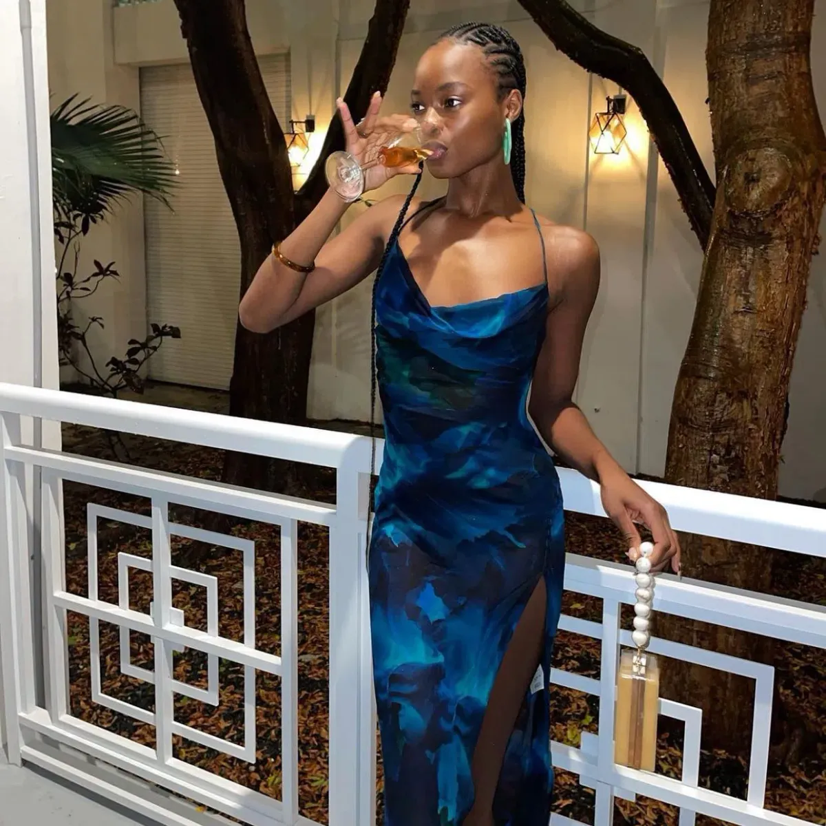 Rat & Boa Rafinha Dress Blue Size M / AU 10  - Image 5