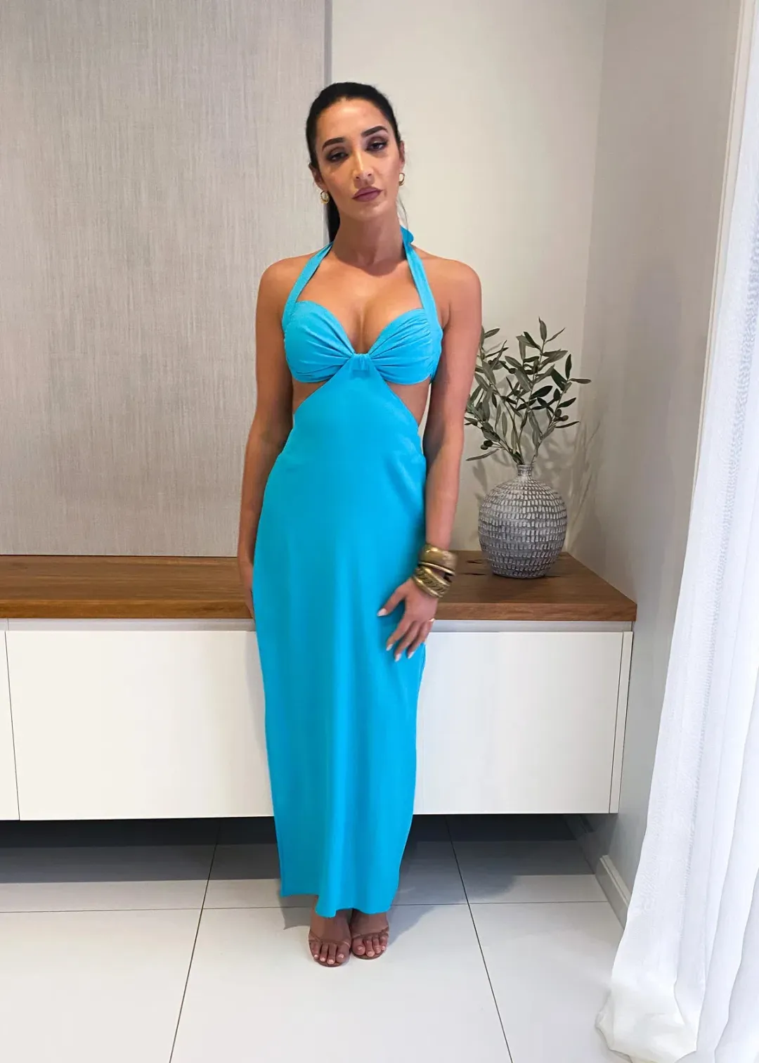 Arcina Ori Siena Dress Blue Size S / AU 8 for rent on The Volte - main image