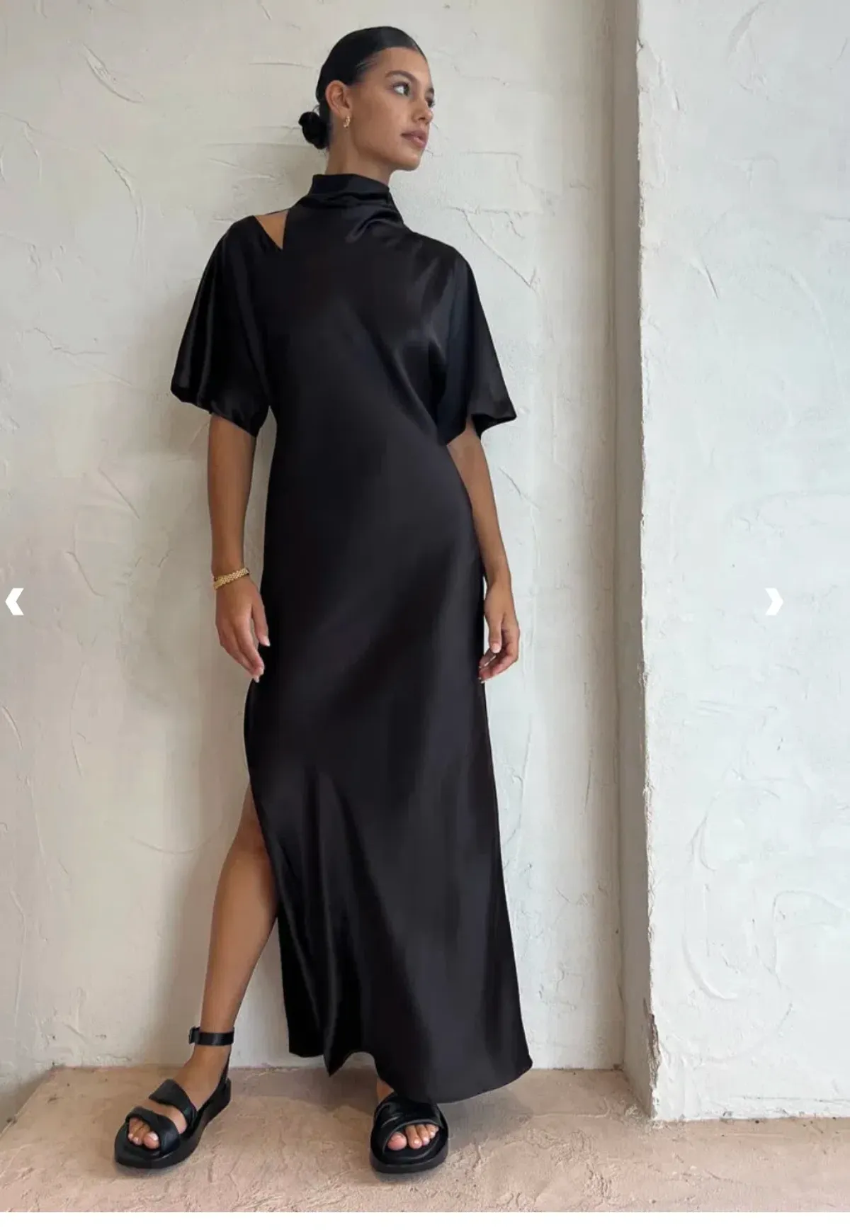 CAMILLA AND MARC Sorrell Maxi Evening Dress in Chocolate Brown Size 8 - Image 2