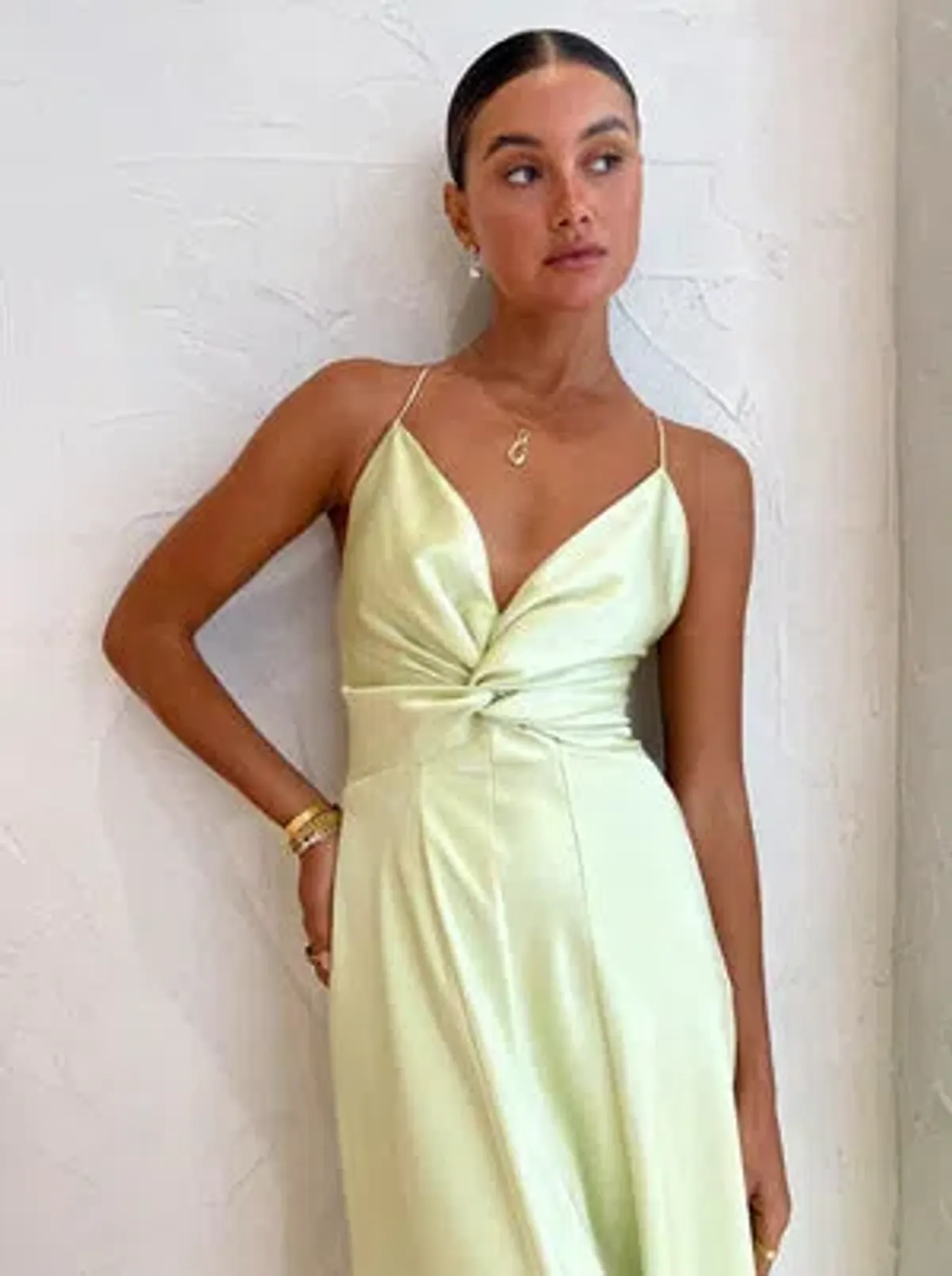 One Fell Swoop Emmeline Maxi Dress in Limoncello Size 6 - Image 3