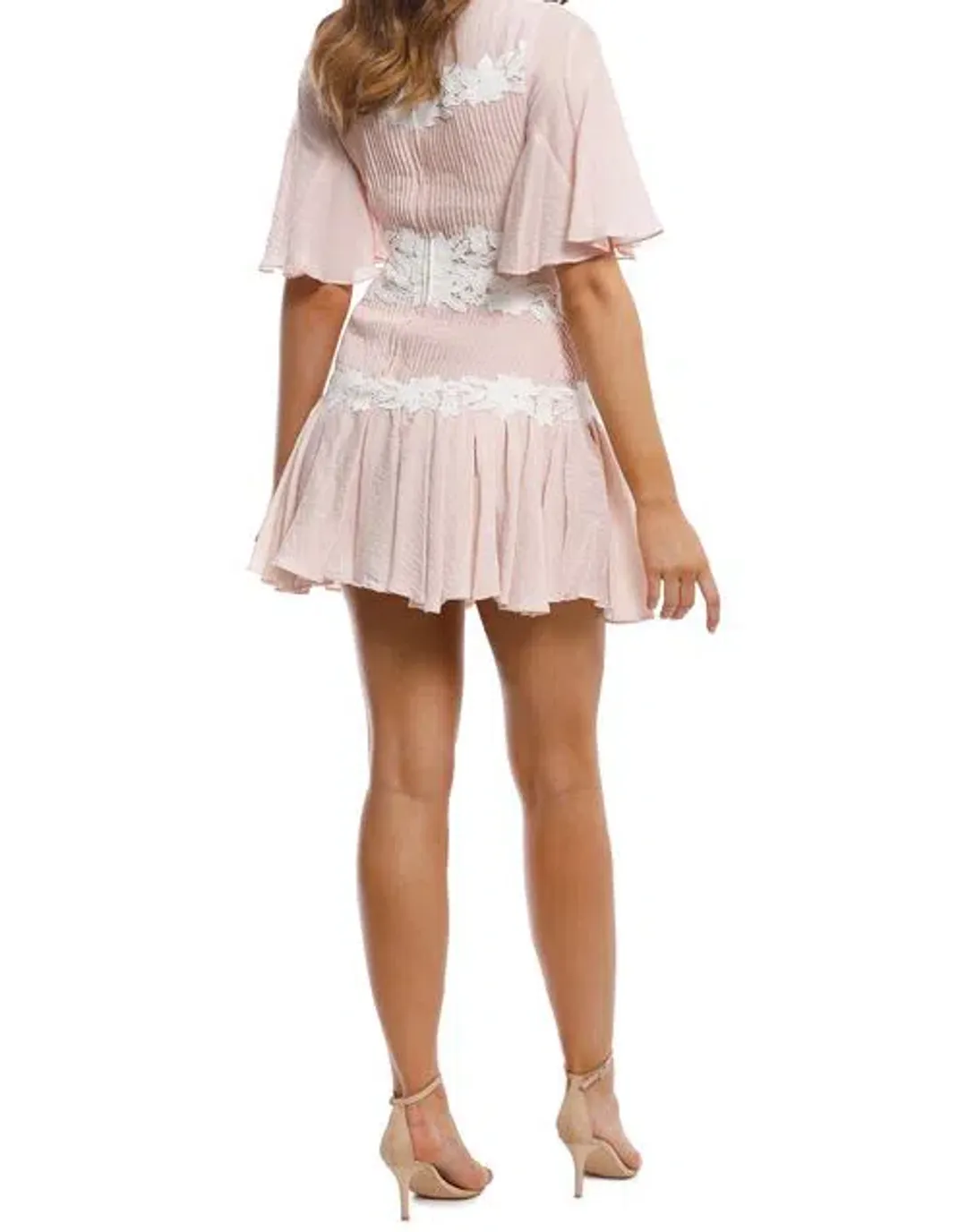 Keepsake The Label All Mine  Mini Dress Pink Applique Size 6  for rent on The Volte - main image